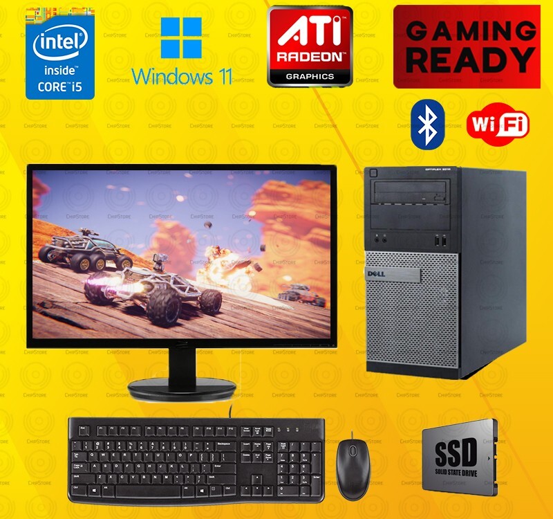 DOTA Gaming Desktop PC SSD Computer ATI 2GB GDDR5 Win 10 8GB bundle