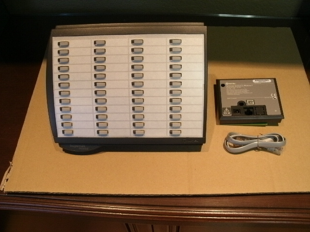MITEL PKM 48 WITH MODULE AND CABLE   MINT CONDITION