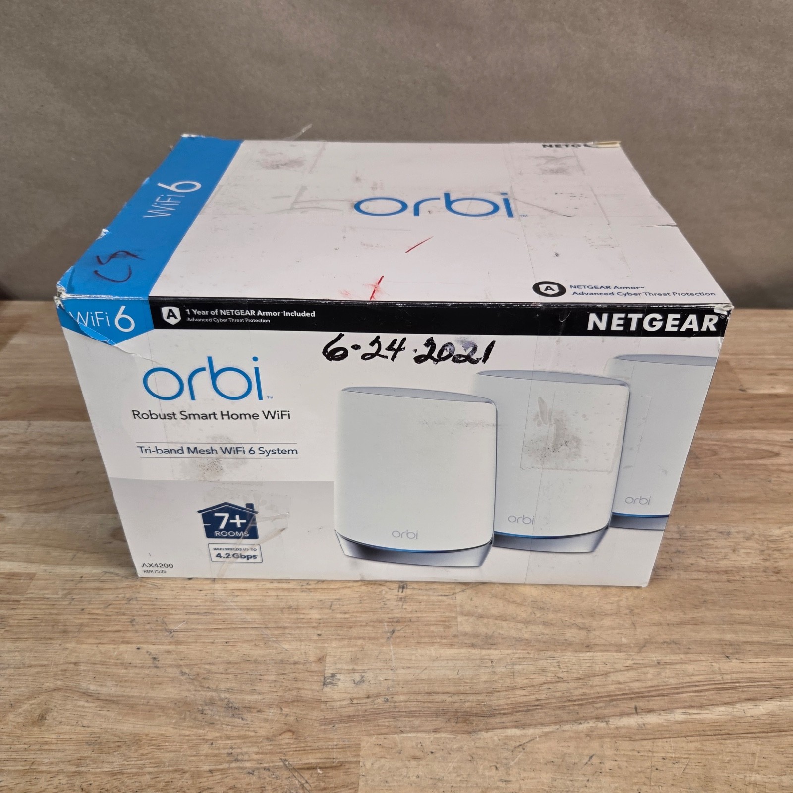 NETGEAR RBK753S Orbi WiFi 6 System Router