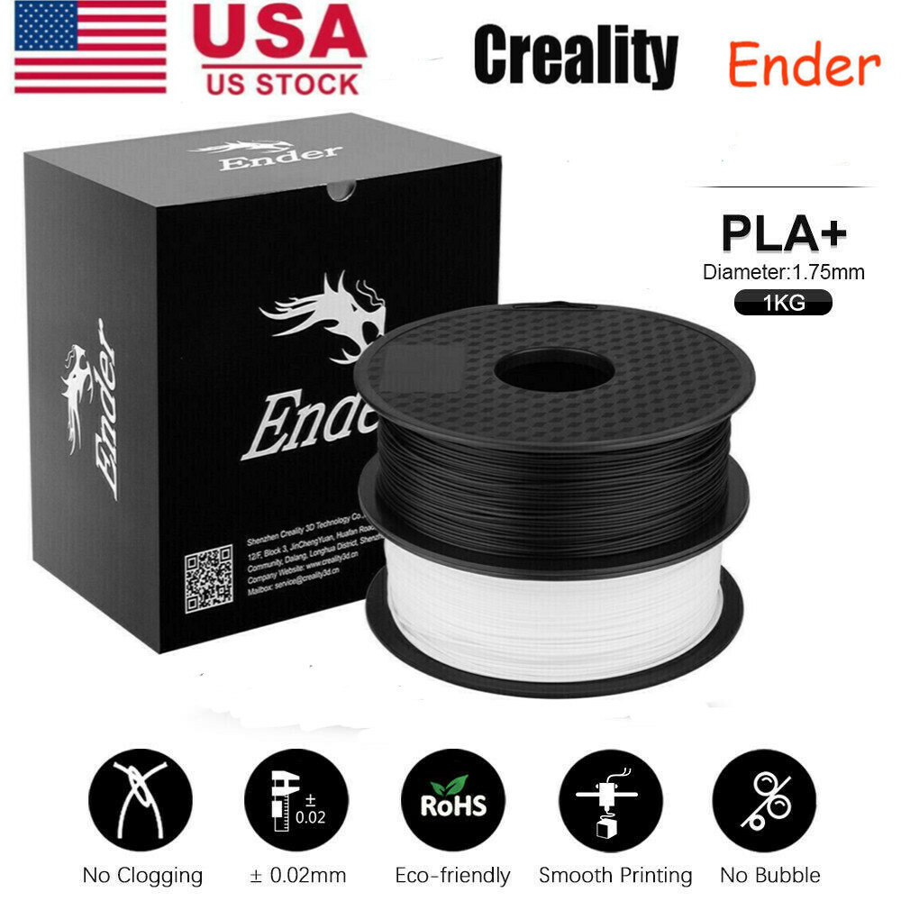 Official Creality 1.75mm PLA Filament For Ender CR Series 3D Printer Lot US Ship