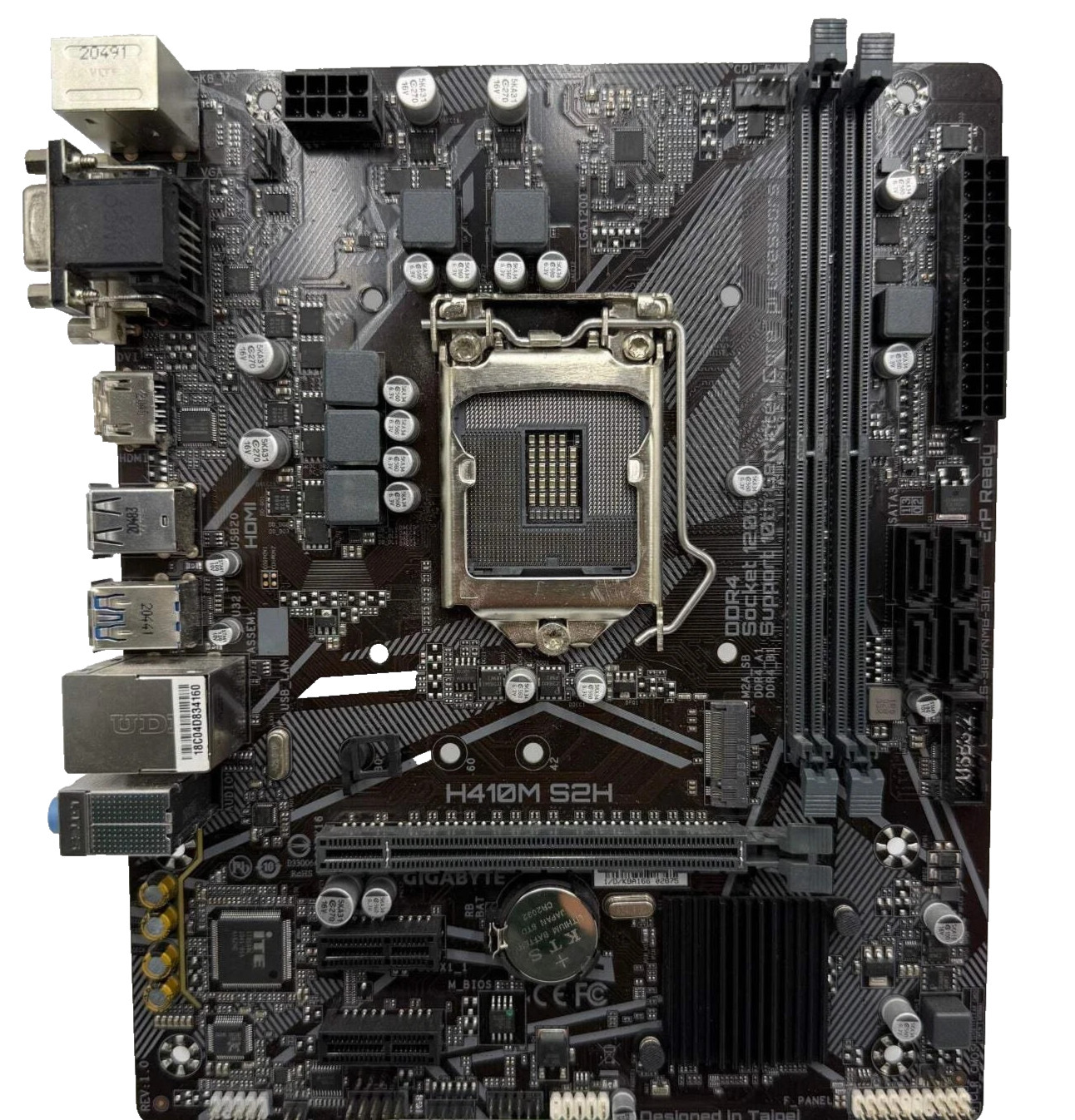 Gigabyte H410M S2H LGA 1200 microATX Intel DDR4 Motherboard