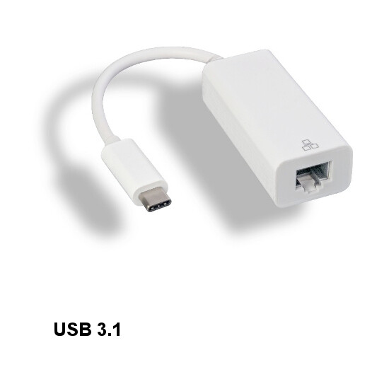 KNTK USB 3.1 Type C to RJ45 Adapter 10/100/1000 Mbps Gigabit Ethernet Network