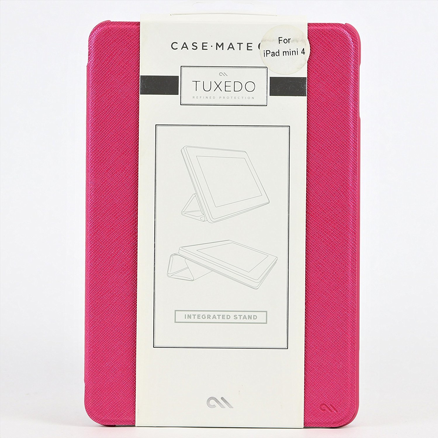 Apple iPad Mini 4 Ultra-Slim Portfolio Case Integrated Stand Tuxedo Case-Mate PK