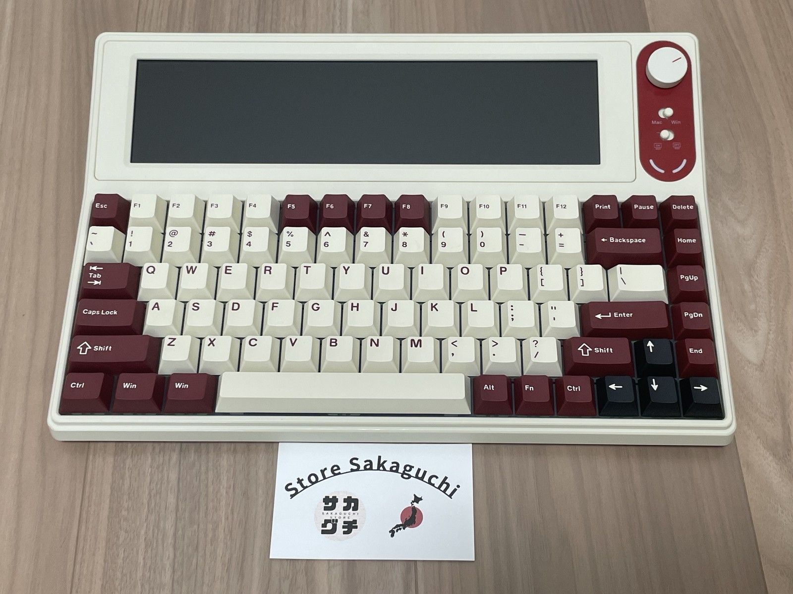 AJAZZ AKP846 Mechanical Keyboard 10.1" Touch Screen Sub-Monitor 75% Tested Used