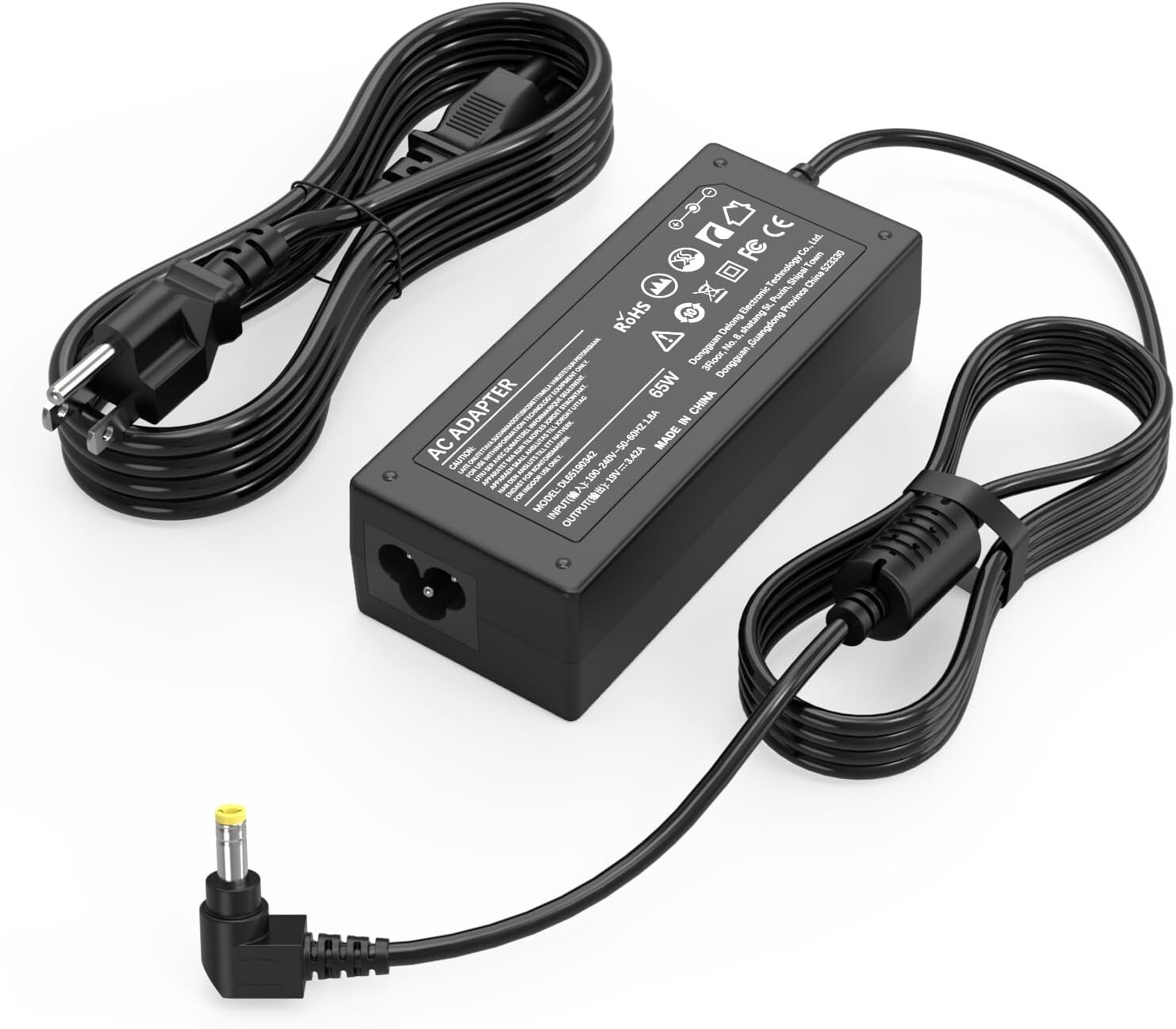 AC Adapter For Motile 14" Performance Laptop M141 M142 Charger 65W 19V 3.42A 