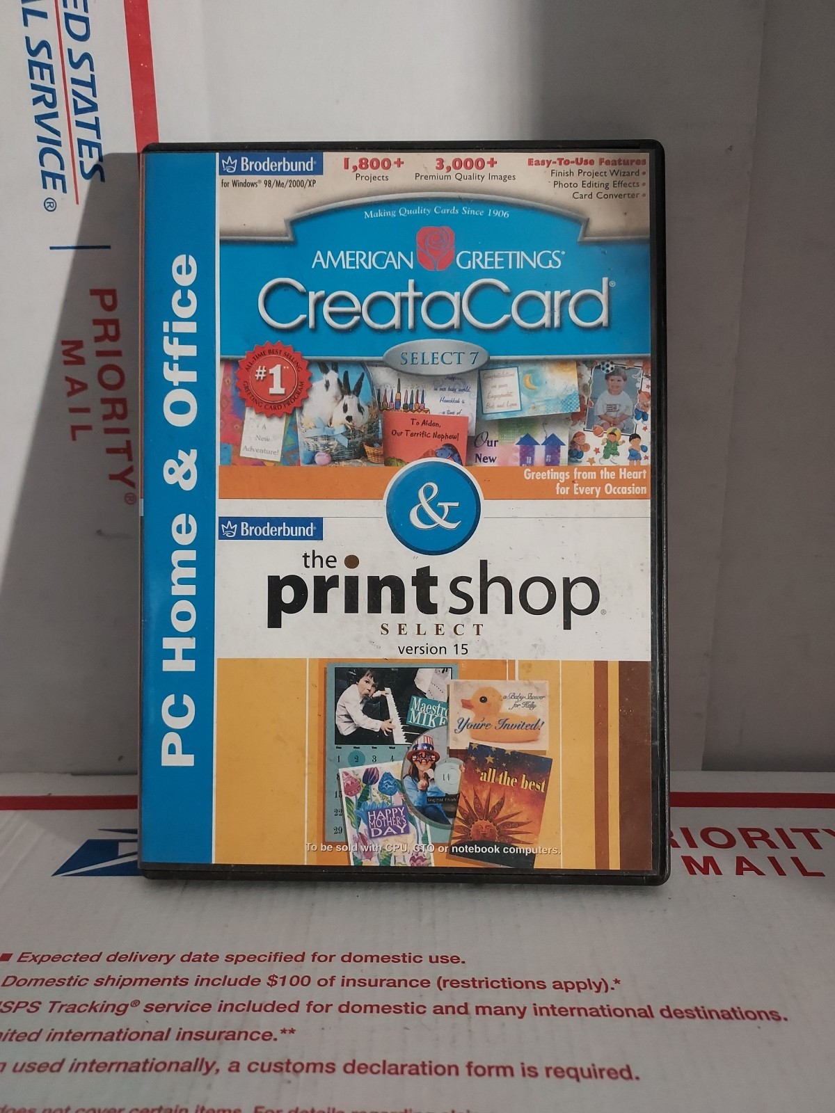 AMERICAN GREETINGS CREATACARD SELECT 7 & PRINTSHOP SELECT VERSION 15 - #136