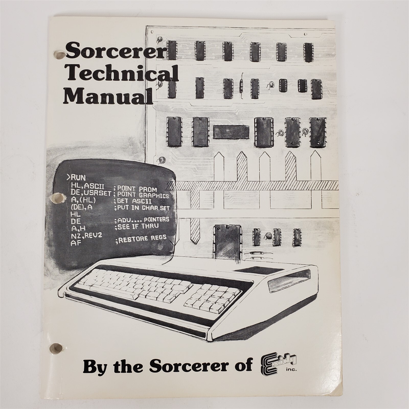 Exidy Sorcerer Computer Technical Manual by The Sorcerer of Exidy 1st Ed. 1979