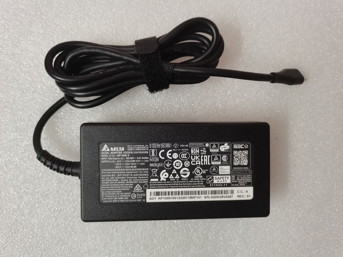 For Acer Swift Go 16 AI SFG16-I71T  Delta 20V 5A 100W ADP-100XB B AC Adapter OEM