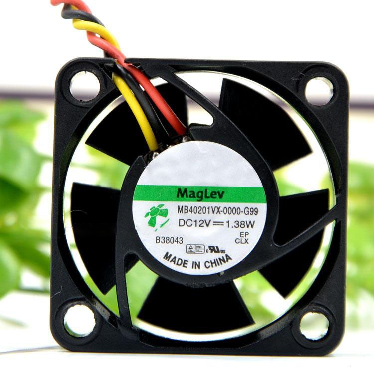 For SUNON MB40201VX-0000-G99 40*40*20mm DC12V 1.38W Cooling fan 3pin