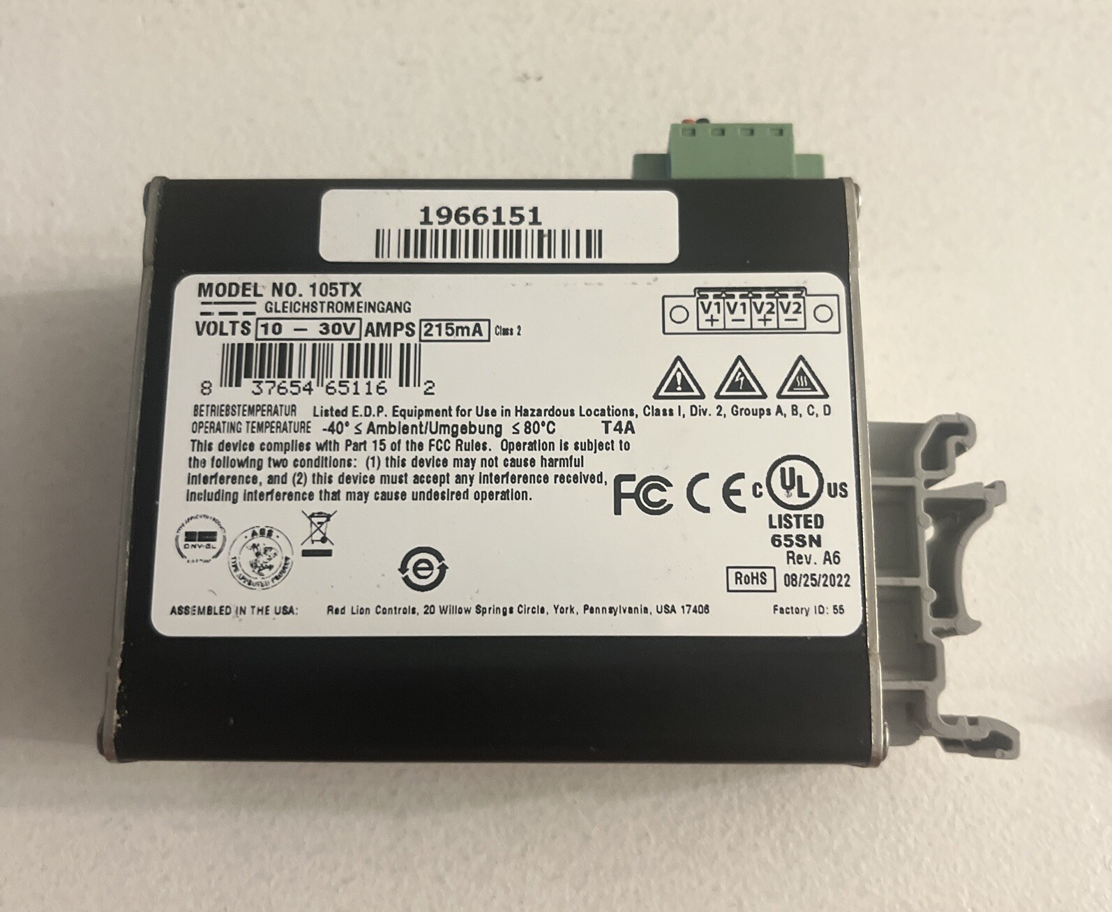 N-Tron 5 Port Ethernet Switch 105TX
