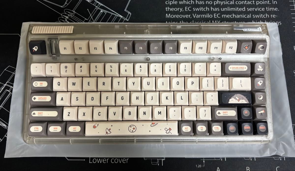 IQUNIX OG80 75% Wireless Mechanical Keyboard Bluetooth 5.1 USB-C Hot Swap
