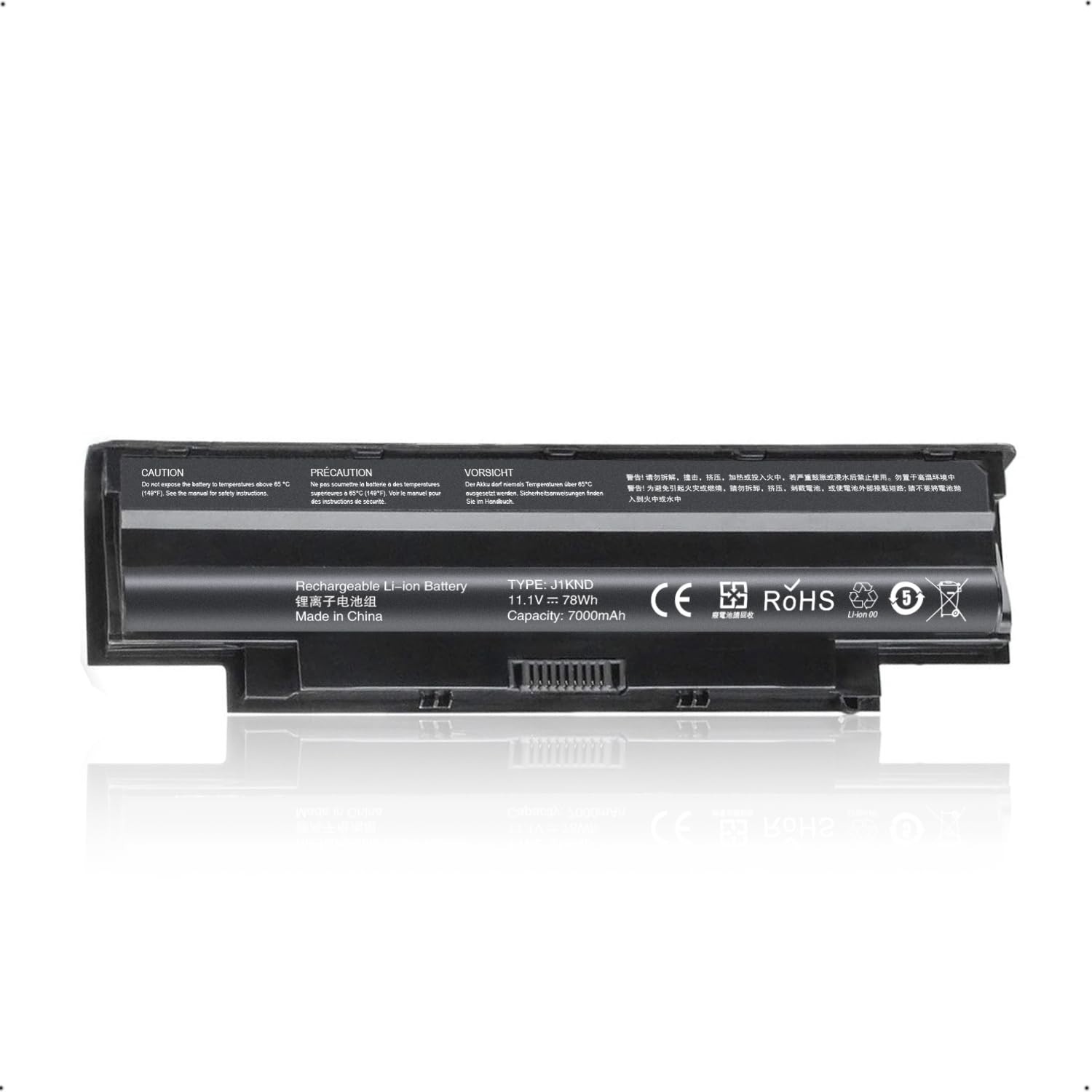 High-Capacity 78Wh Laptop Battery Replacement for Dell - Extended Life & Perform