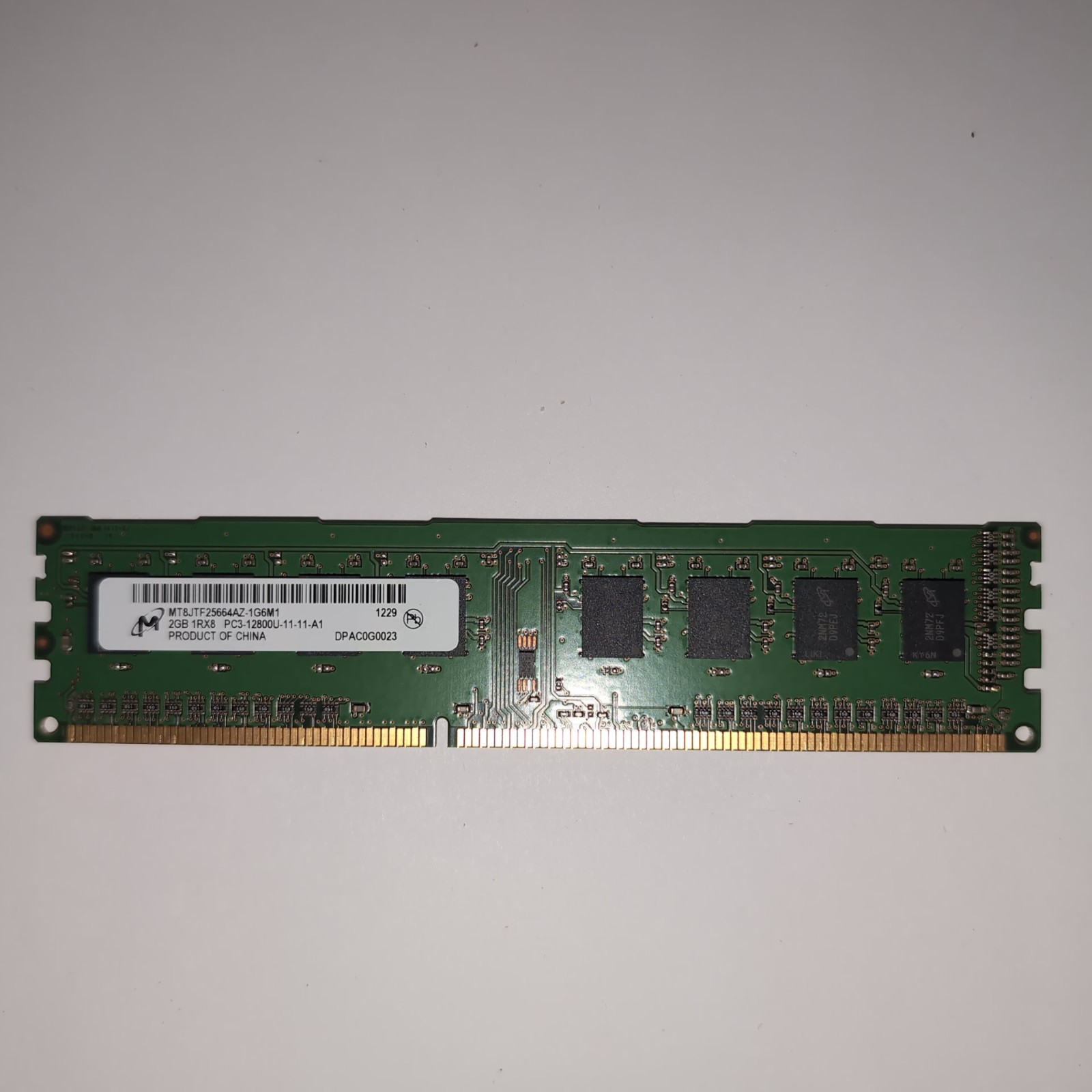Micron 2gb 1600Mhz DDR3 Desktop Memory RAM PC3-12800