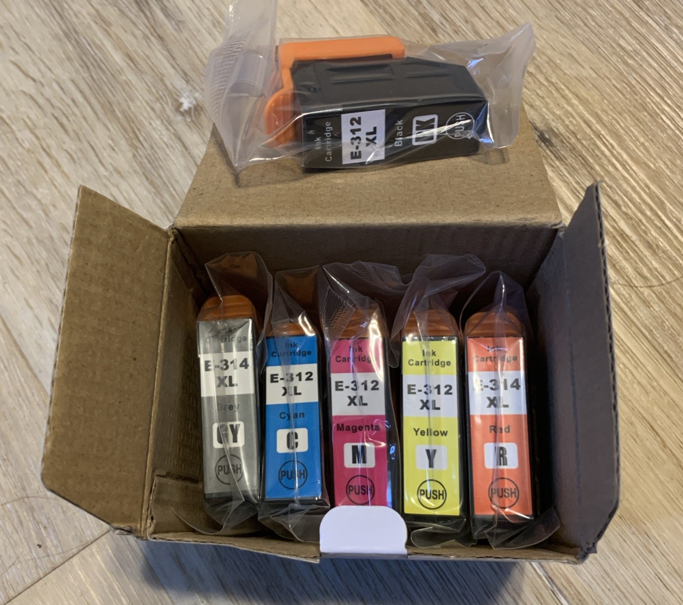 Epsom Expression Photo Printer Color Ink Replacement 6 Pack NEW High Yield XL