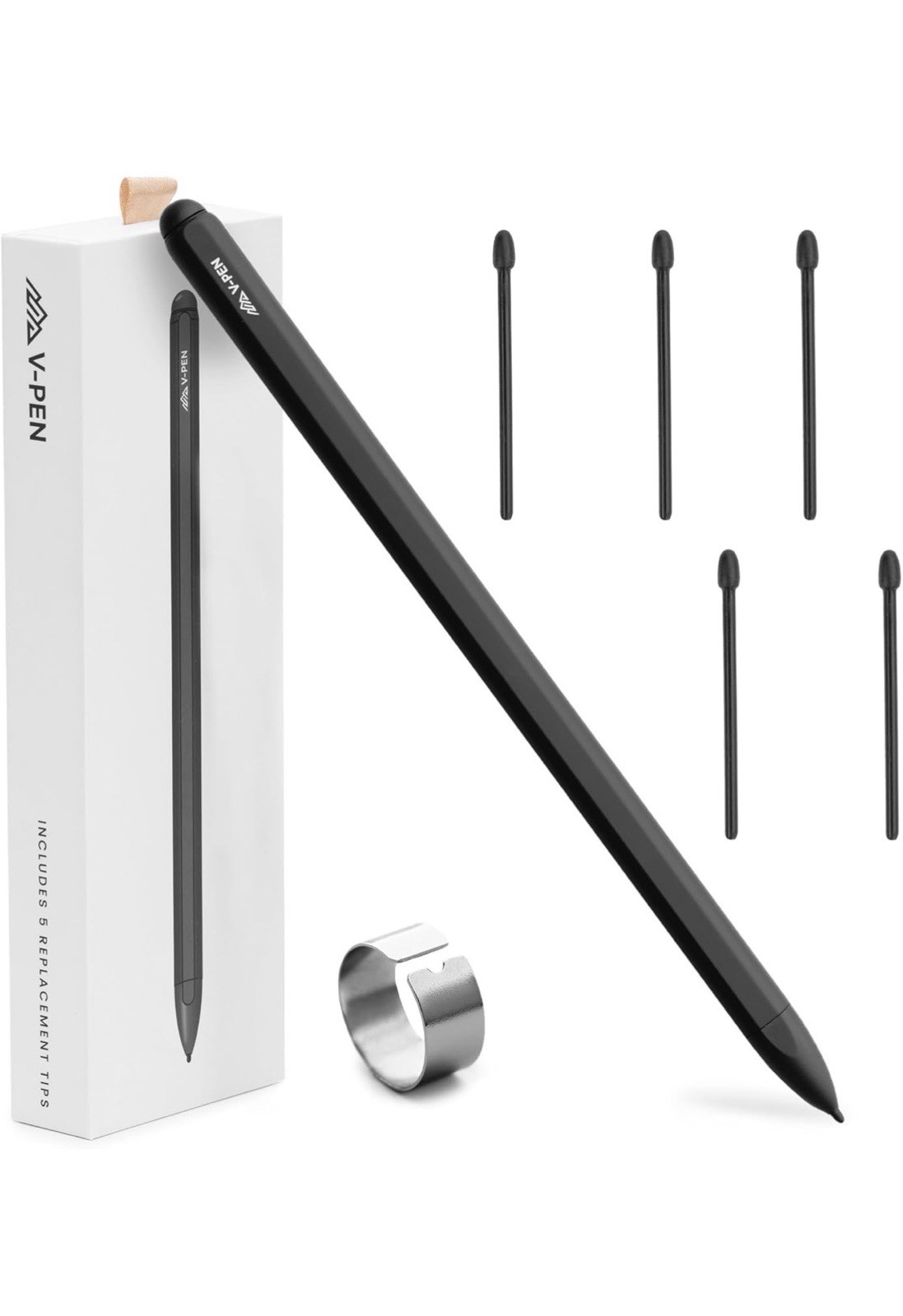 V-Pen EMR Stylus Remarkable 2 Pen Replacement with Digital Eraser + 5 Tips New