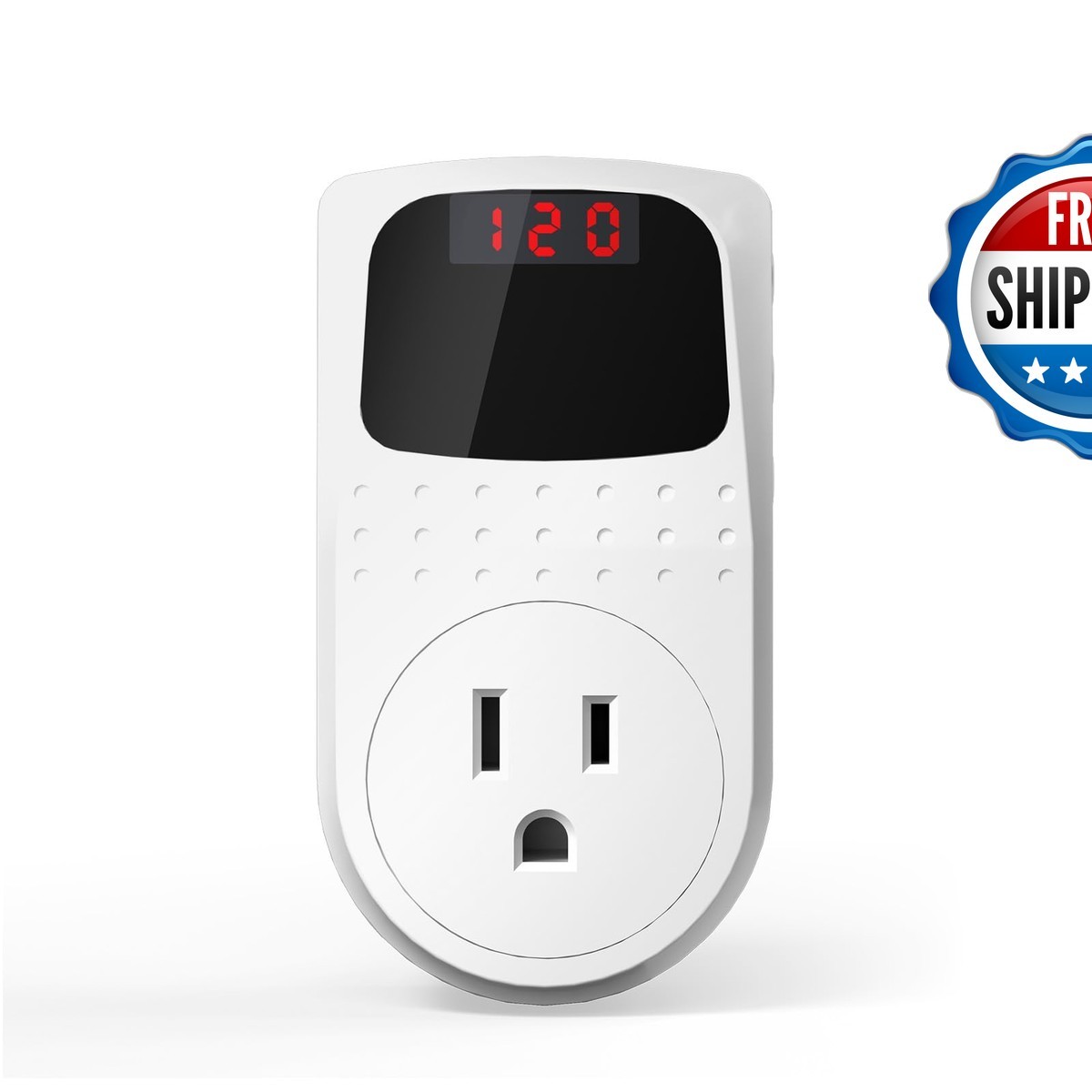 BSEED Surge Protector Outlet 120V 15A 1800W LED Display 1 Pack