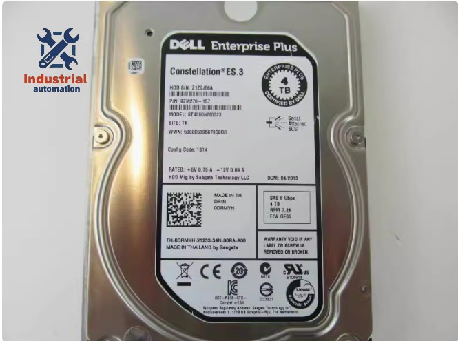 Dell Enterprise Plus 0DRMYH DRMYH ST4000NM0023 4TB 7.2K 3.5" 6G SAS Hdd no tray