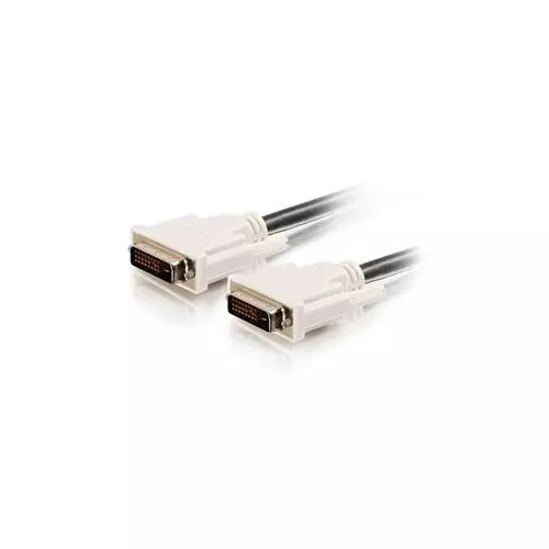 C2G 2M DVI-D Dual Link Digital Video Cable, 6.6Ft, White