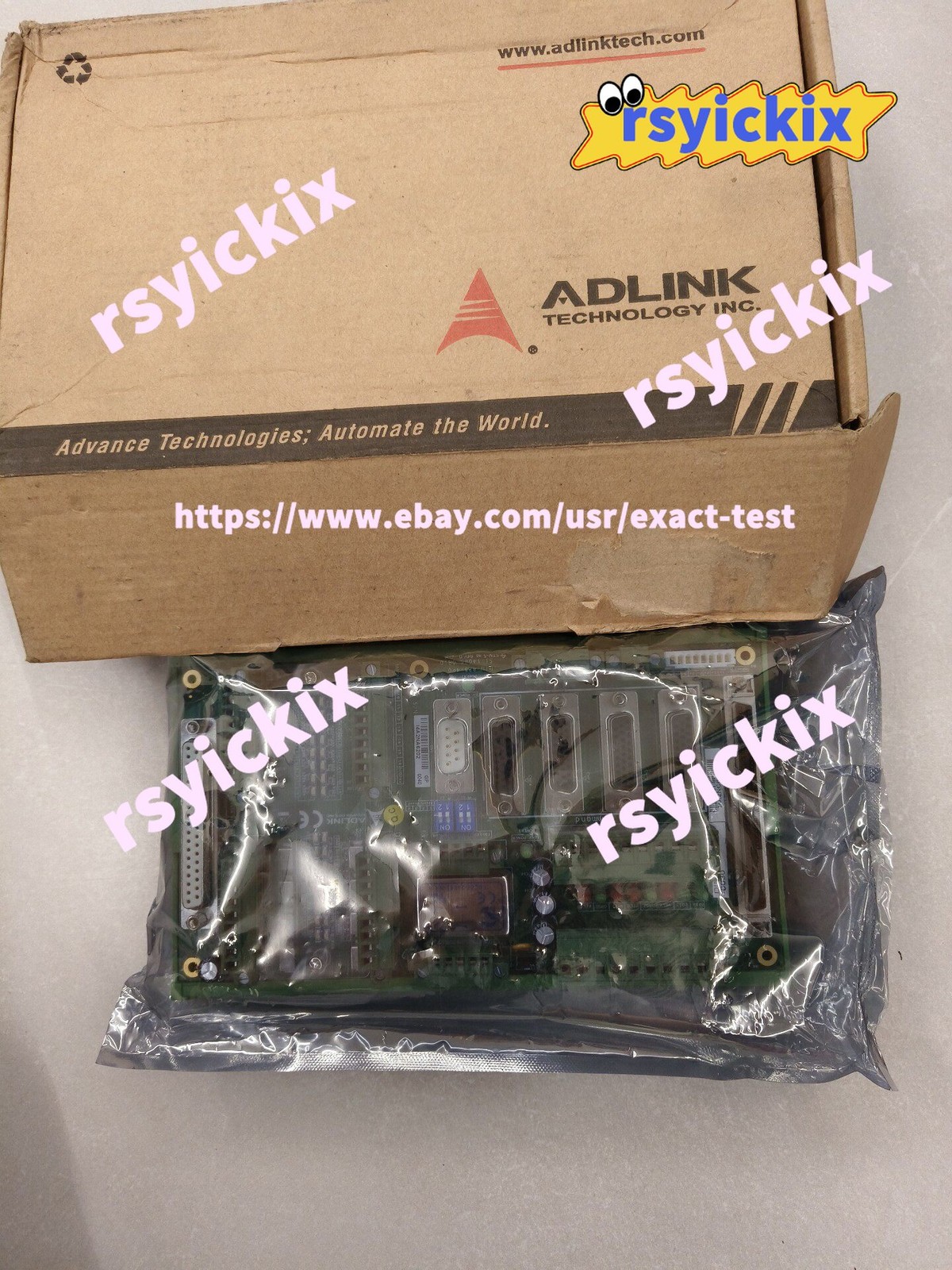 1pcs NEW ADLINK DIN-825-4P0 Universal Bus Terminal Board for Motion Control Card