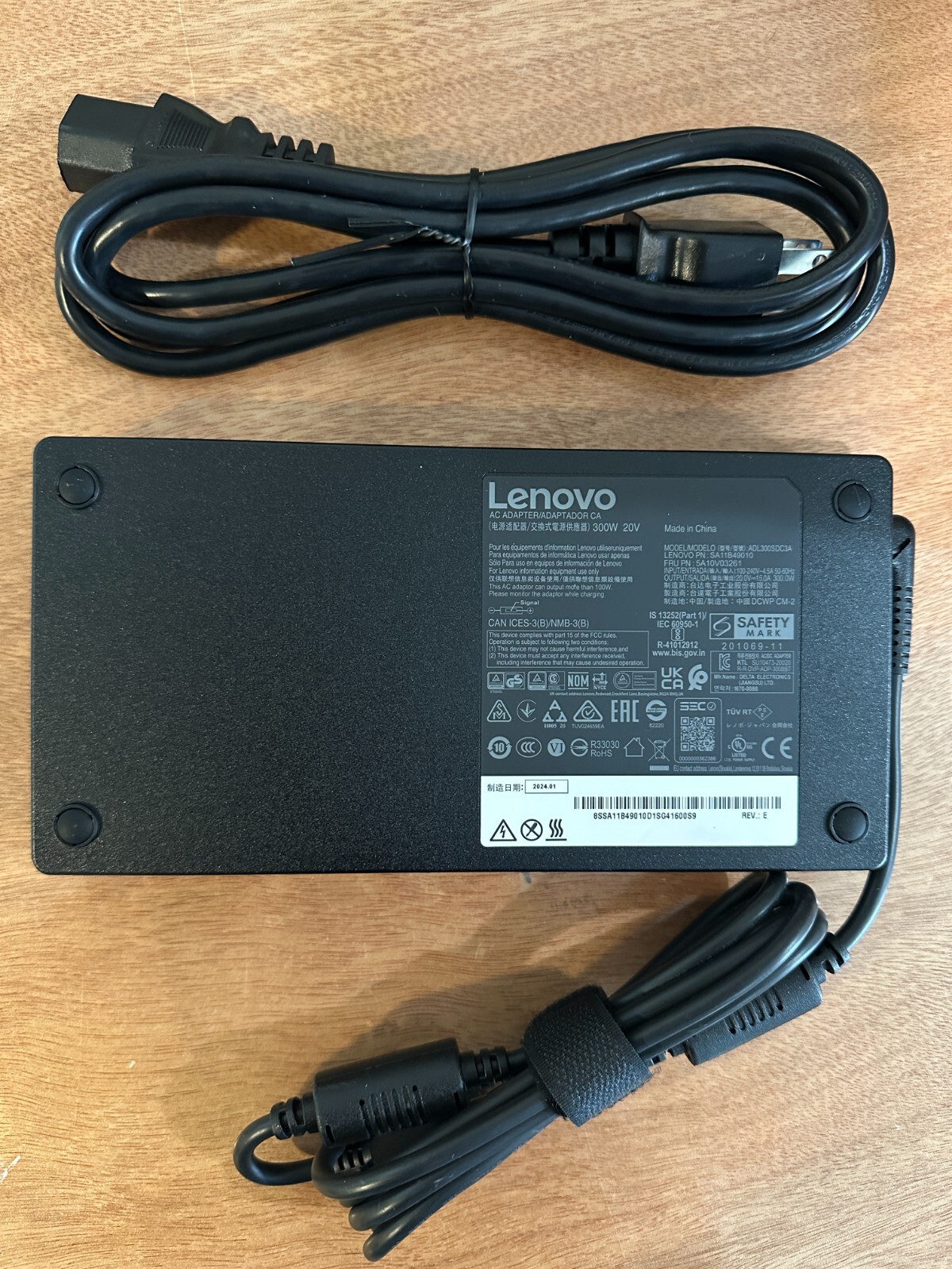 300W AC Adapter Charger ADL300SLC3A for Lenovo Legion 5,7 Series Laptop Slim Tip