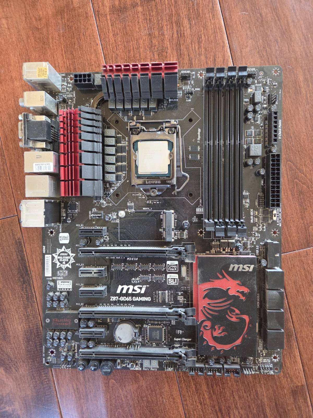 MSI Z87-GD65 GAMING + i7-4770K