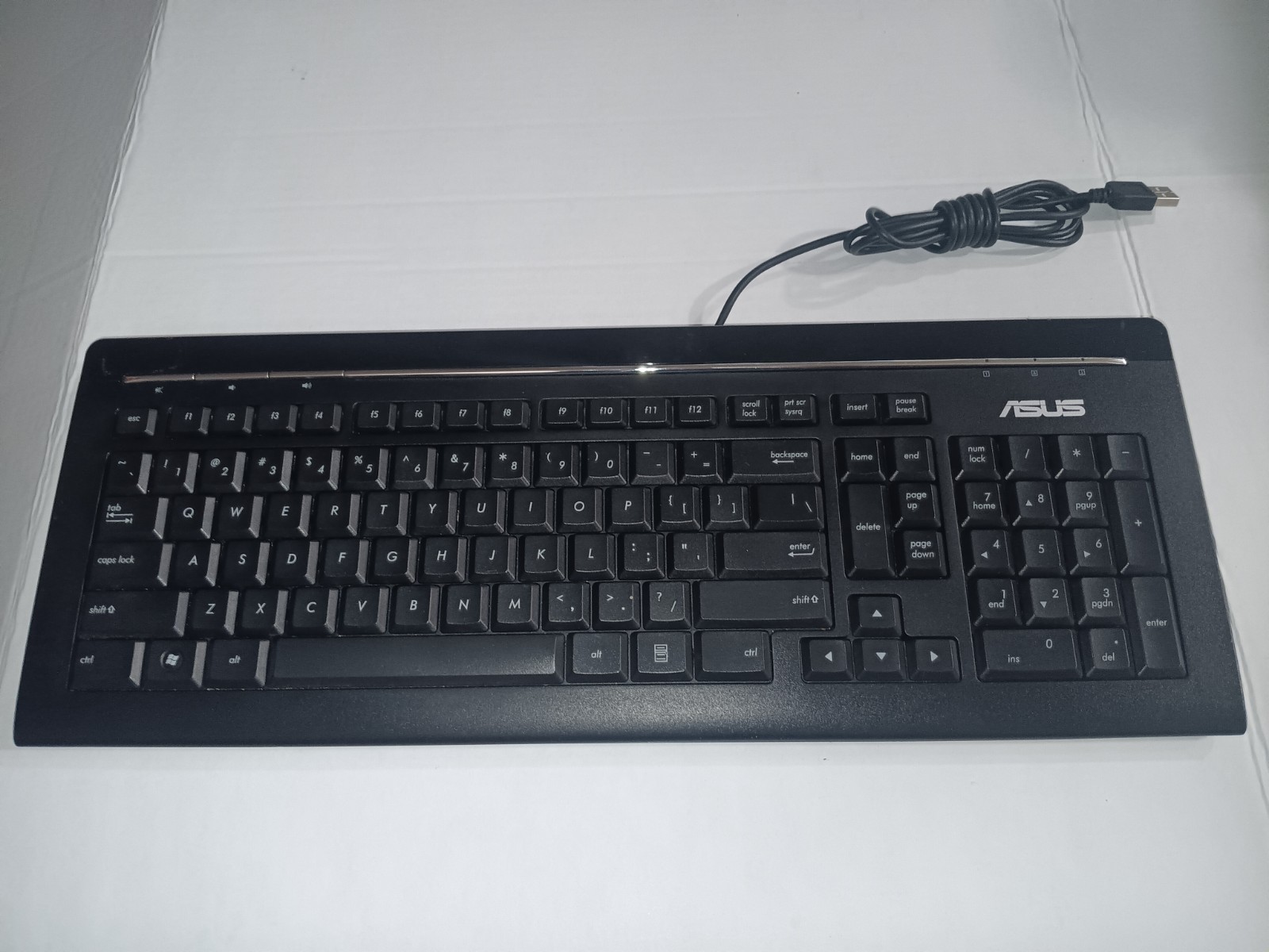 ASUS KB34211 USB Wired Keyboard Multimedia Black