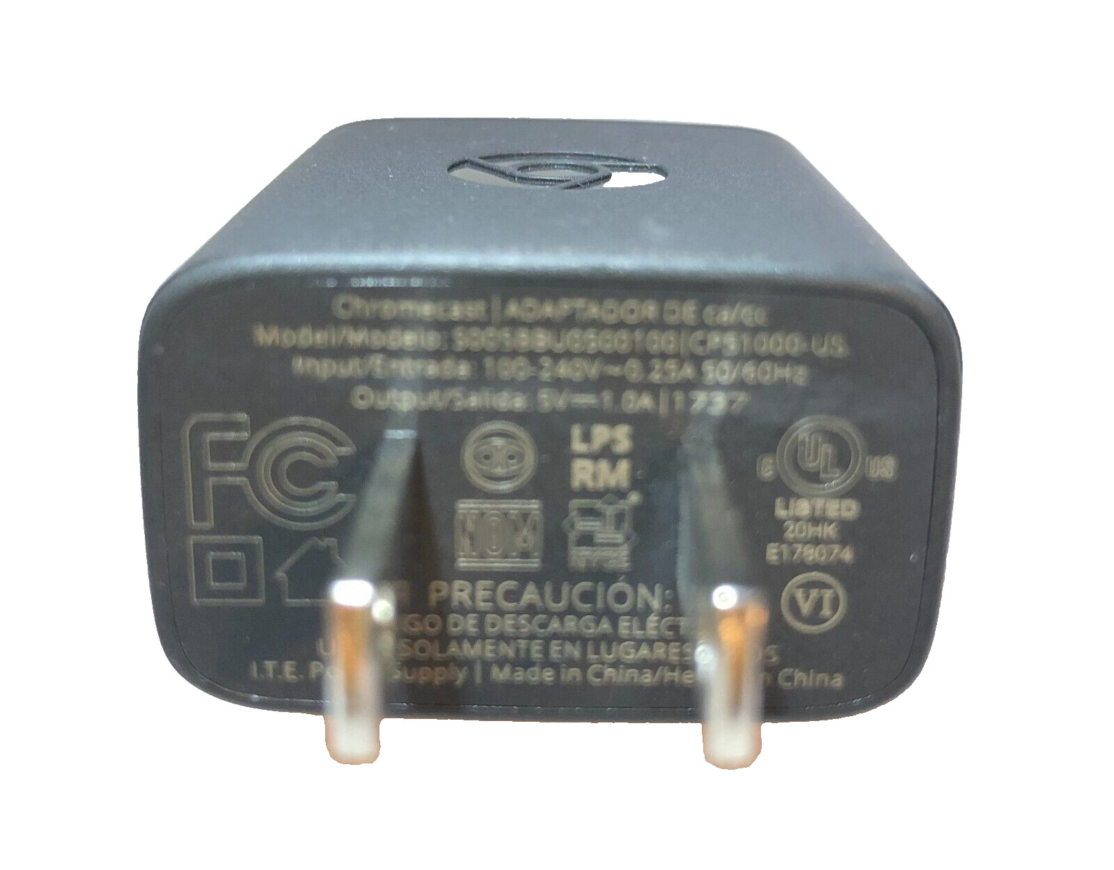 USB POWER AC ADAPTER WALL CHARGER 5V 1A 5W CHROMECAST IPHONE SAMSUNG GALAXY