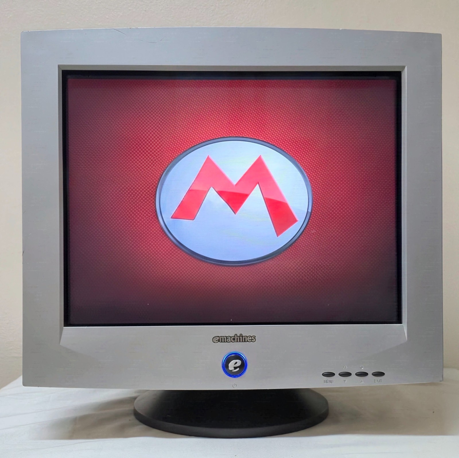 Vintage eMachines eView 17f3 17" CRT Monitor Model 786N Retro Gaming VGA Tested