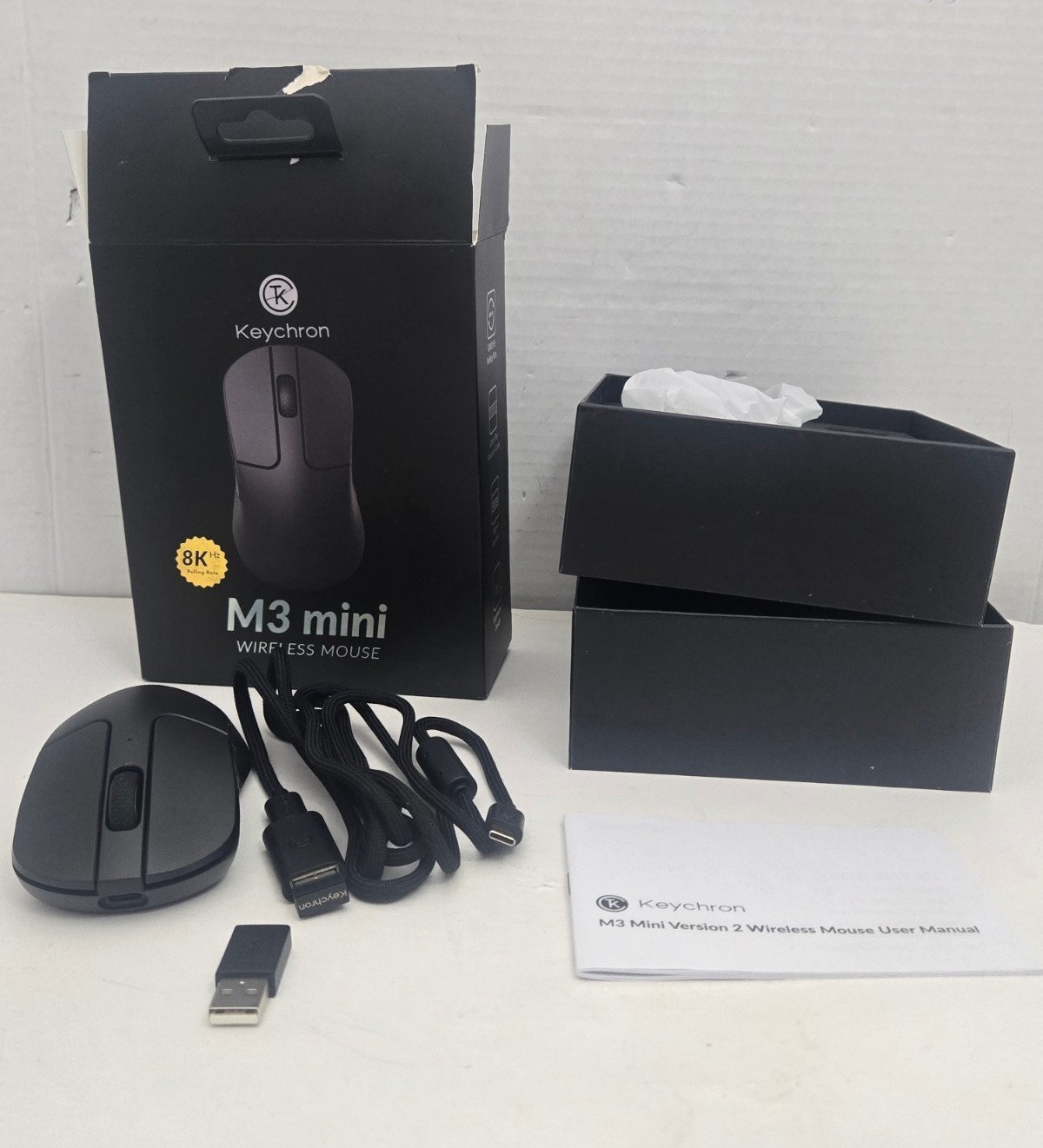 Keychron M3 Mini Wireless Mouse M3M-A23 Precise+ Optical Sensor