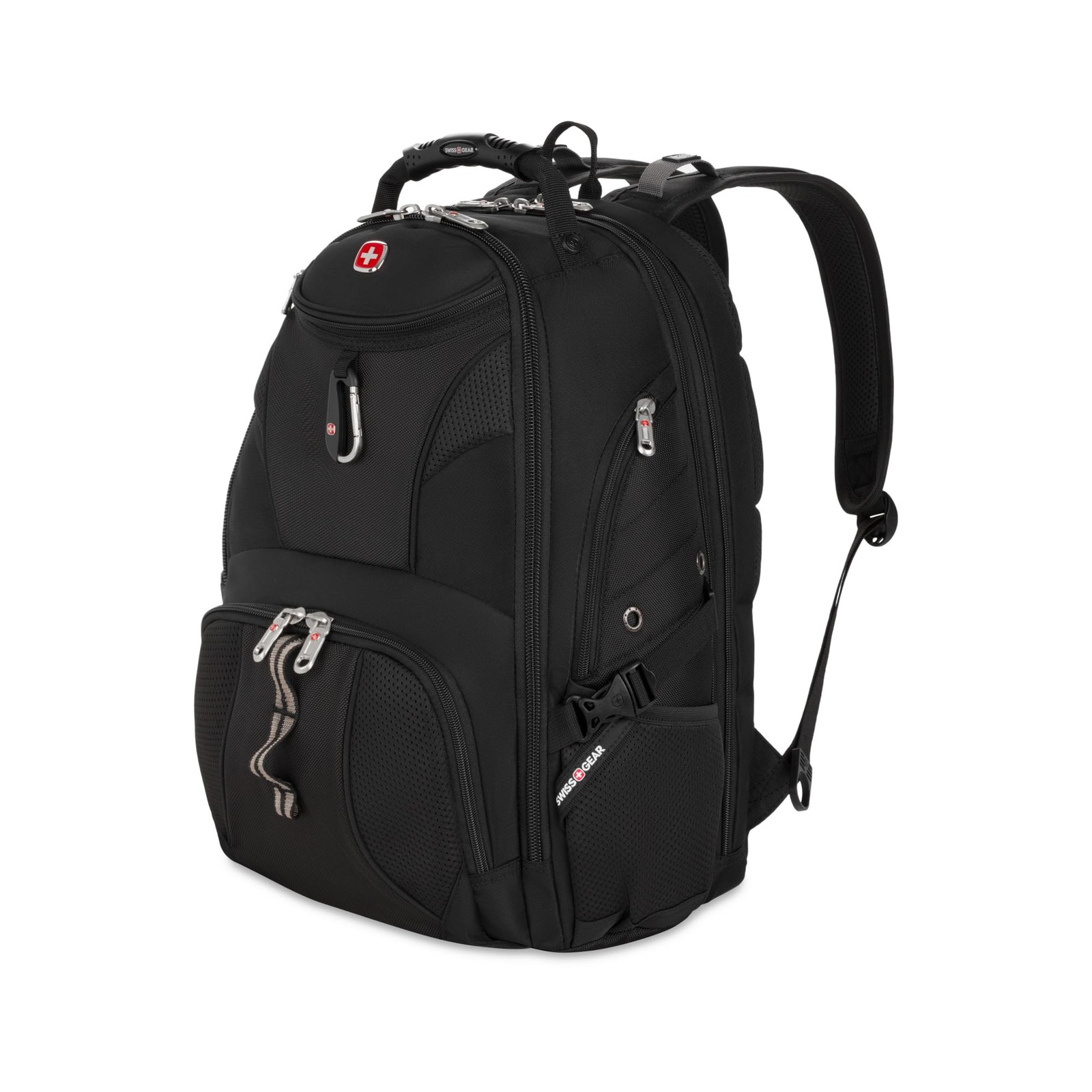 SWISSGEAR 1900 ScanSmart Laptop Backpack, Fits Most 17-Inch 18.5-Inch, Black