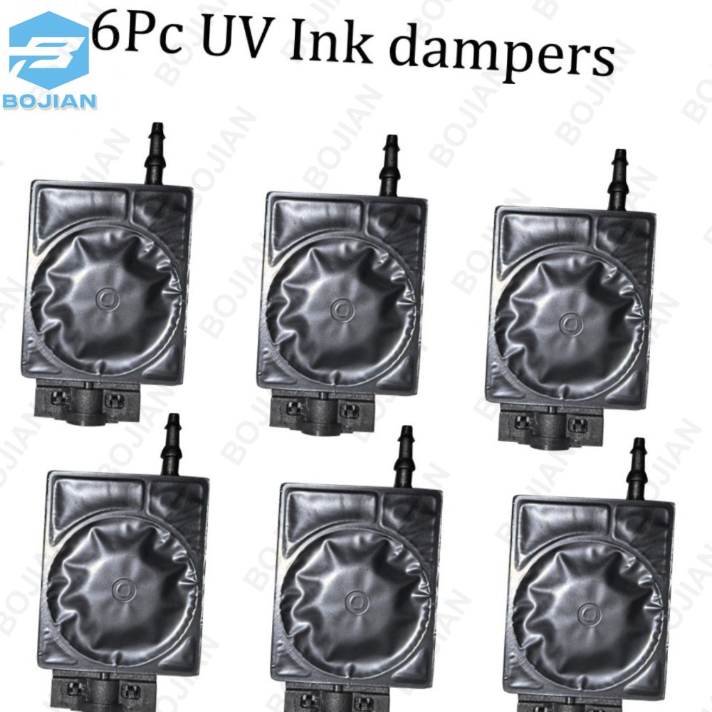 6PC ACHI UV Ink Dampers Ink Bag for EPSON R1390 L800 DX5 A3 A4 UV Printer Black