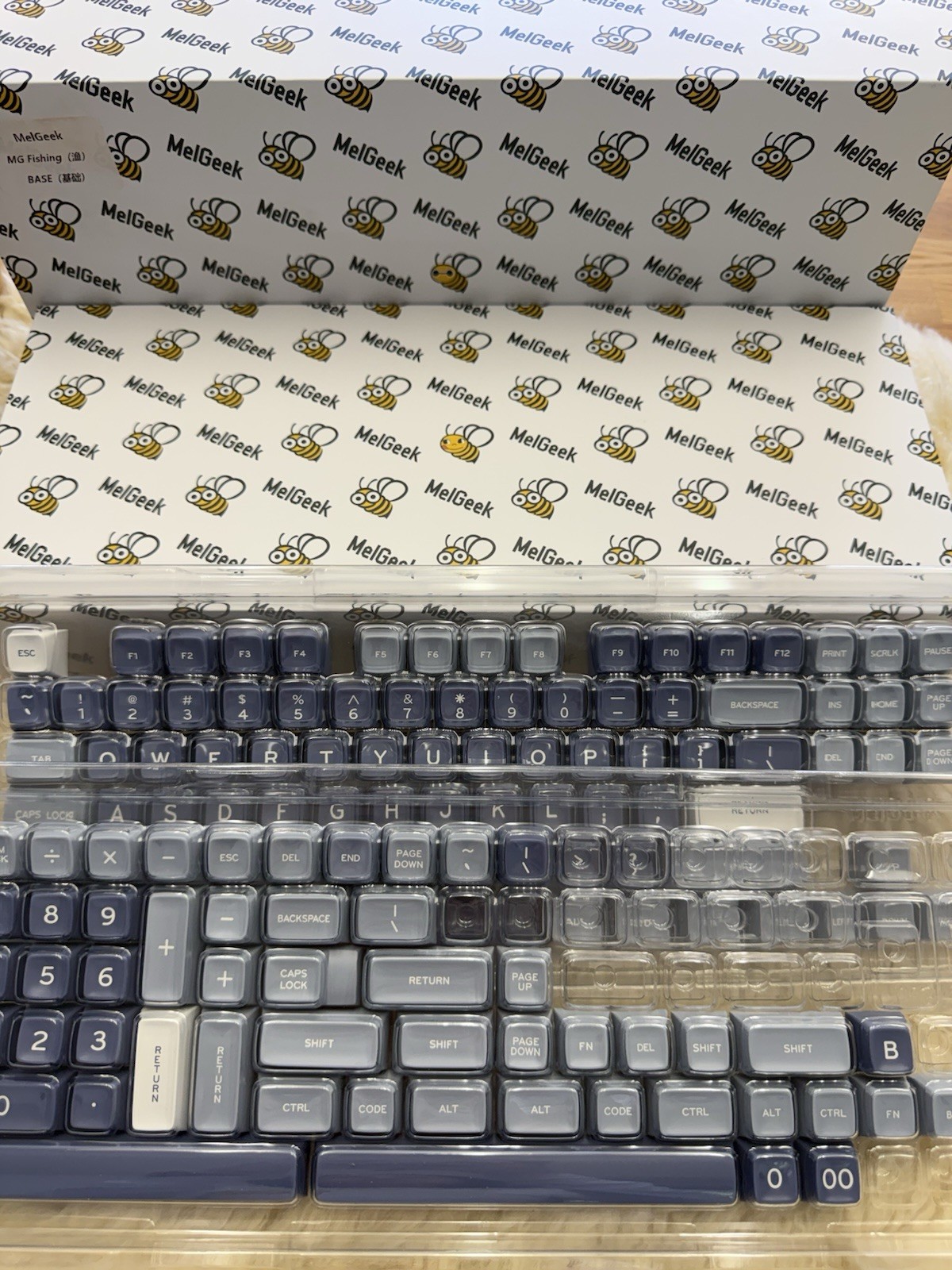 New MelGeek MG Fishing Full Set Keycaps Re-cap Custom Computer Keyboard Key Cap