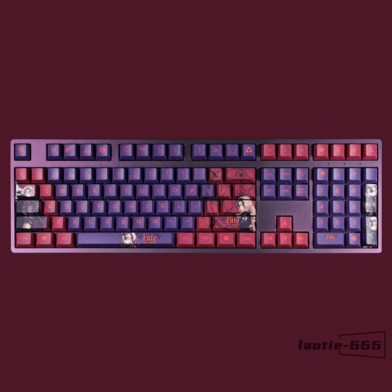 108 Keycaps Fate Grand Order FGO Alter Dye-sub PBT Keycap for Cherry MX Keyboard