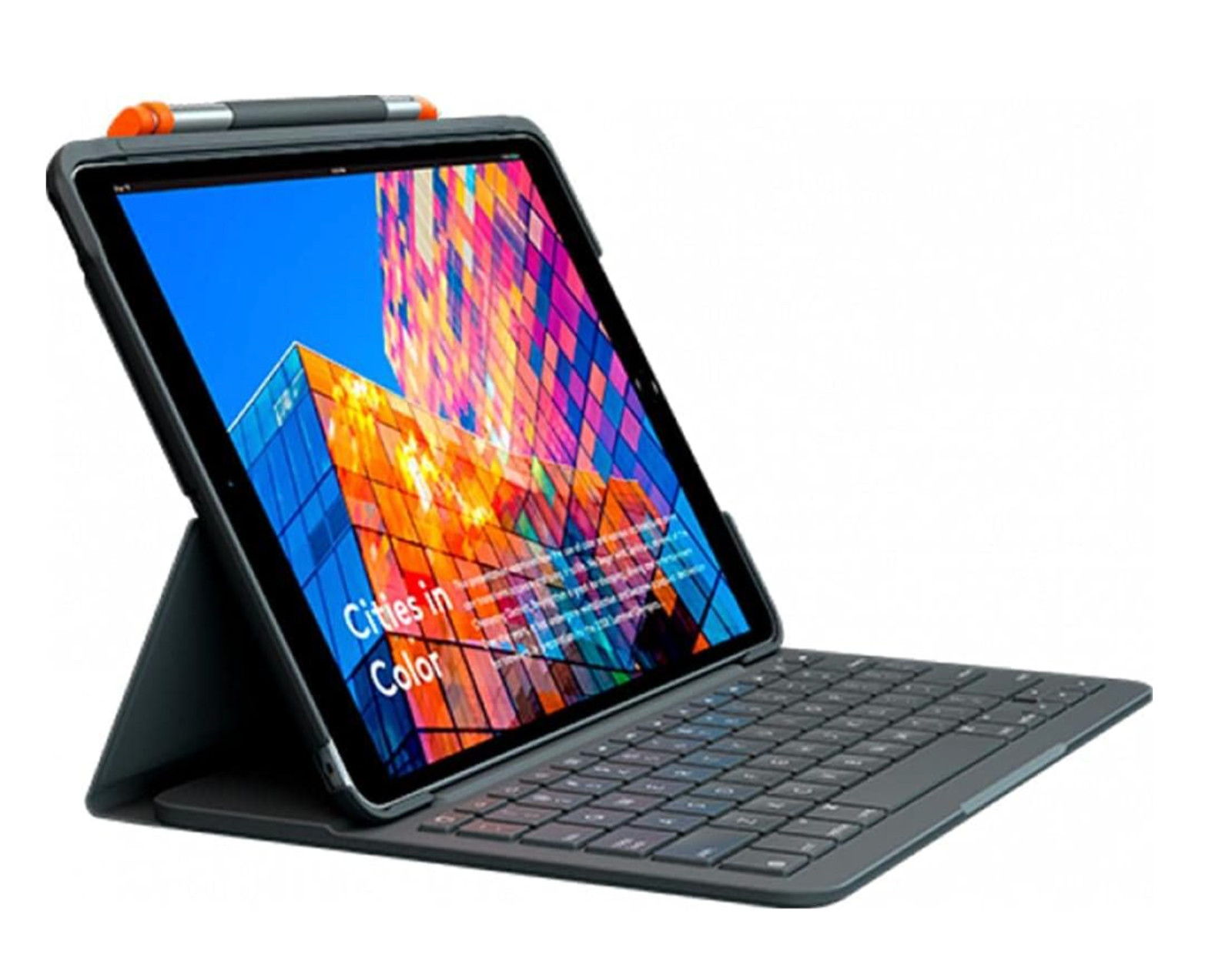 Logitech Slim Folio Pro Keyboard Bluetooth Case iPad Pro 3G Black - 920-009566