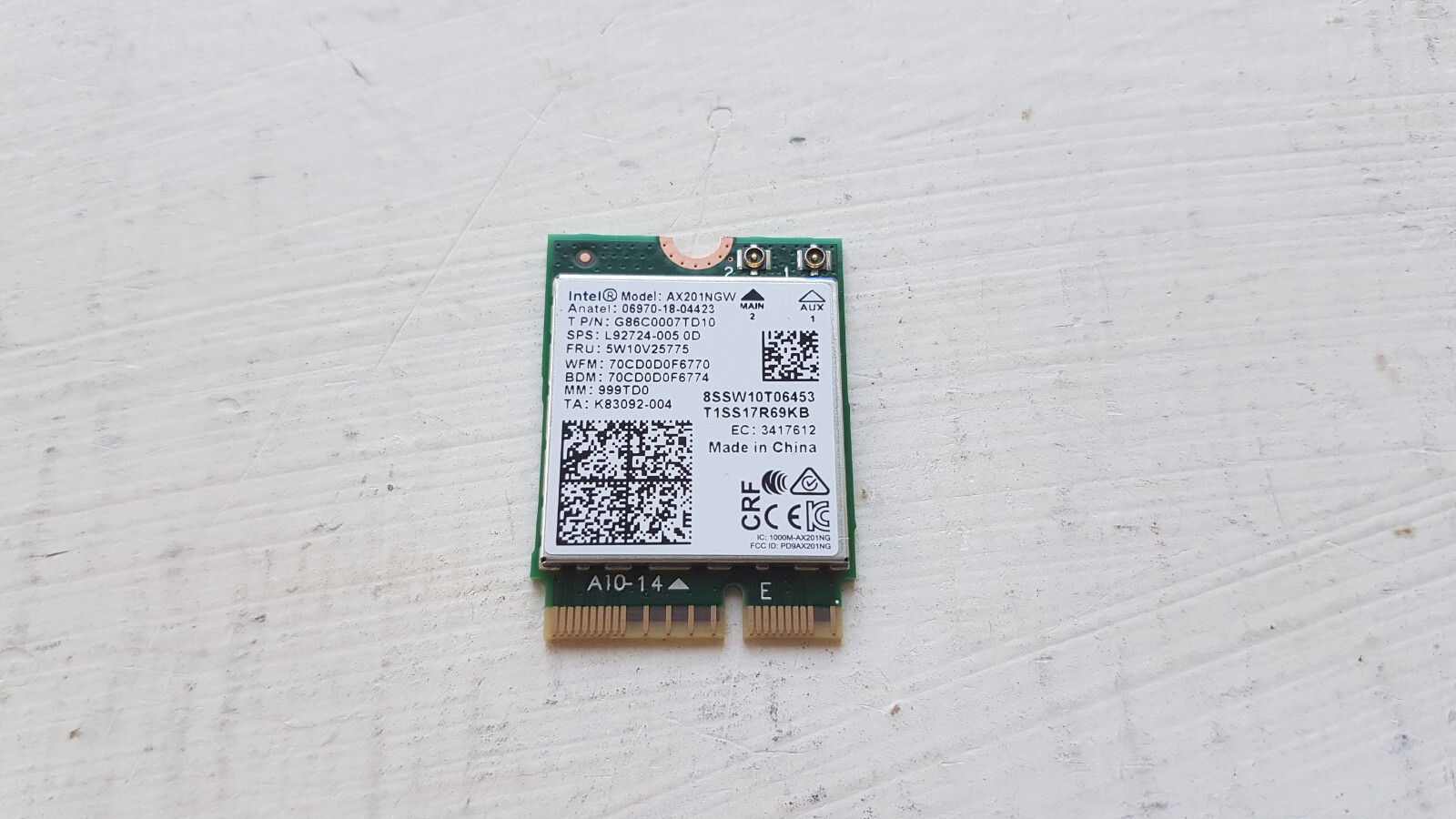 98%New Wifi Card Wlan Wireless Board FOR Lenovo IdeaPad 3 15ITL6 82H8 5w10v25775