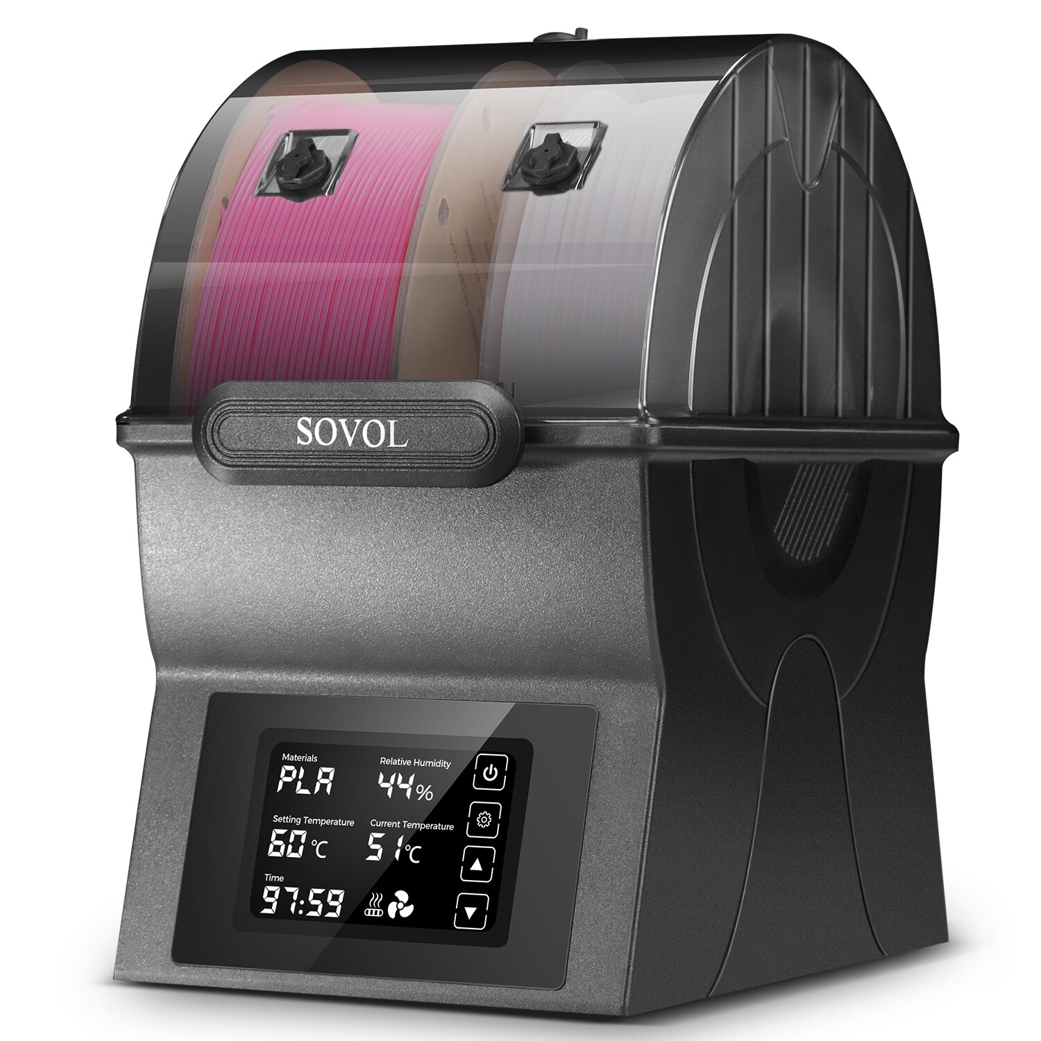 Sovol SH02 Filament Dryer Box Real Time Monitoring Faster Drying & Heating US