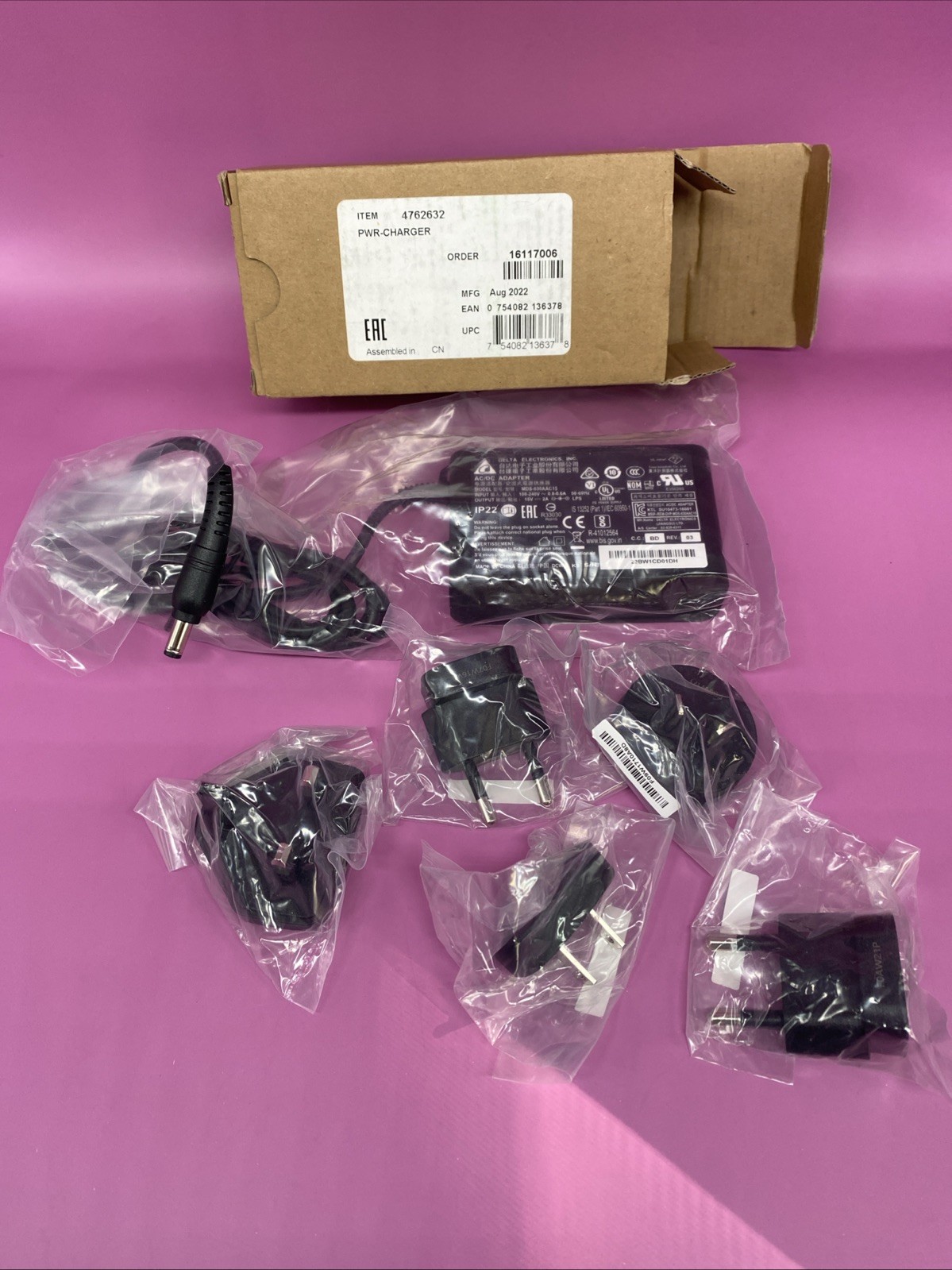 NetAlly PWR-CHARGER 4762632 AC Adapter Charger for AirCheck G2 Wireless Tester