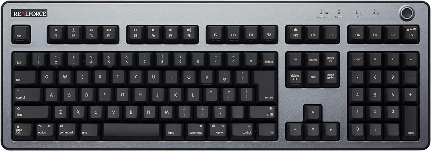 REALFORCE R3 Hybrid Full & Tenkeyless Keyboard Japanese Array for Mac JAPAN NEW