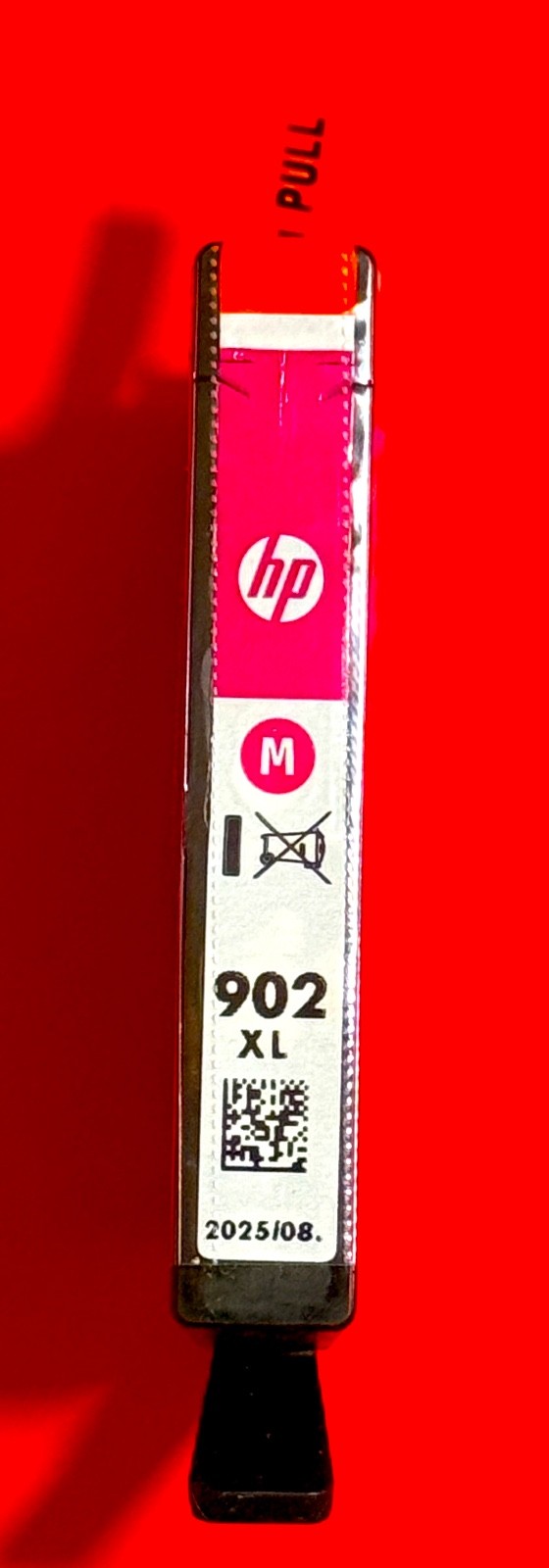 New Open Box Genuine HP 902XL C (T6M02AN) High Yield Magenta Ink Cartridge 08/25