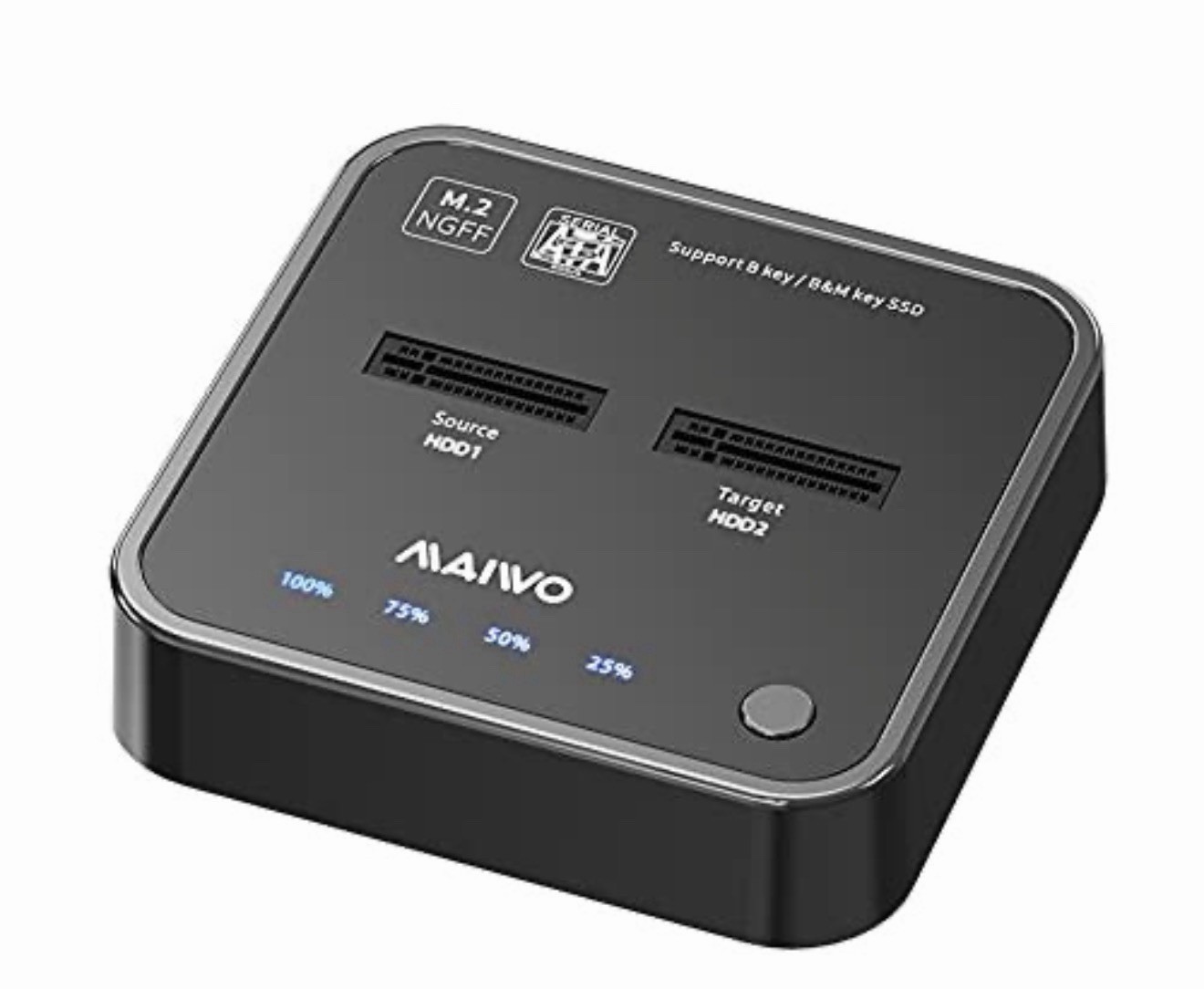MAIWO SATA M.2 SSD Duplicator, SATA M.2 to Type C Hard Drive Docking Station,...