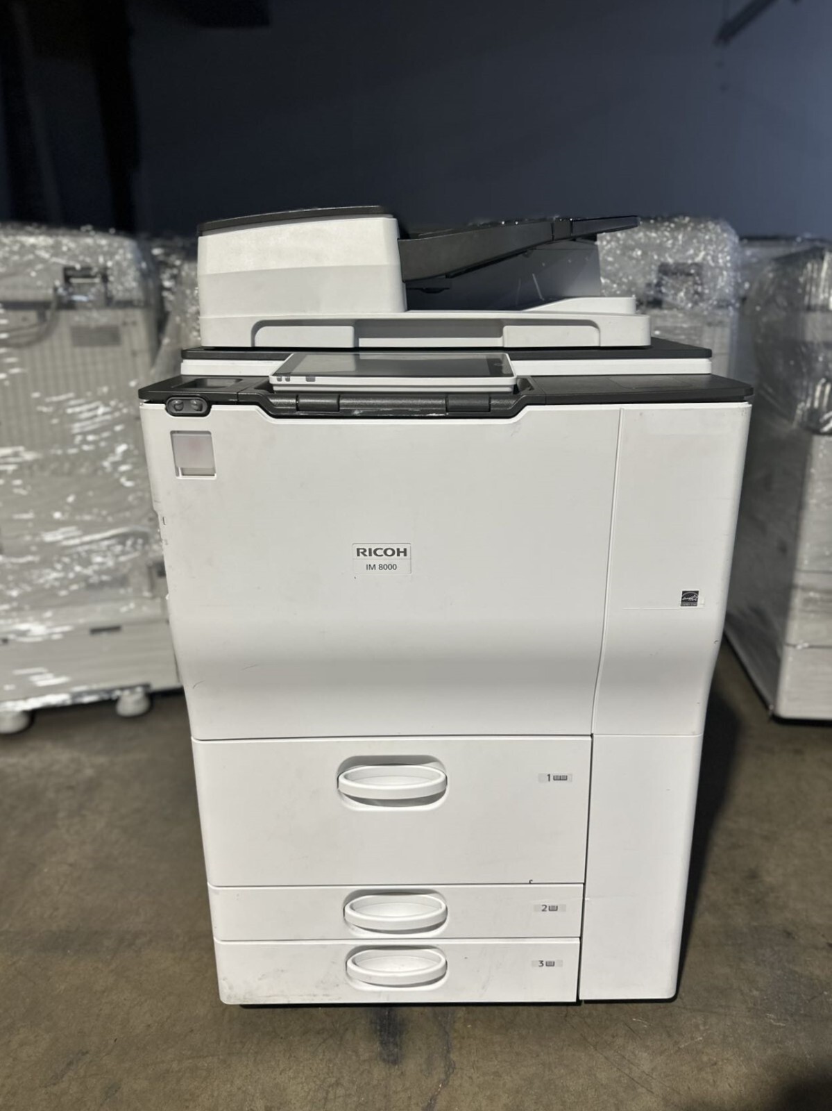 85k Meter Ricoh IM 8000 B&W Laser Copier Printer 80 ppm IM8000,Tested W/Toner