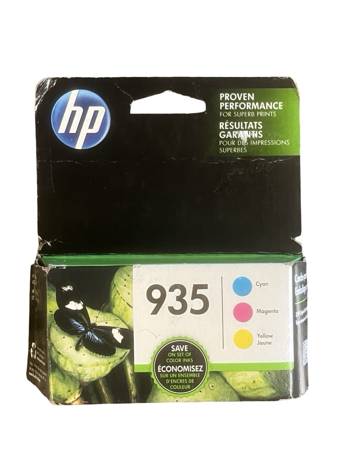 HP 935 Tri-Color Ink Cartridges Cyan Magena Yellow New Genuine In Box EXP 2020