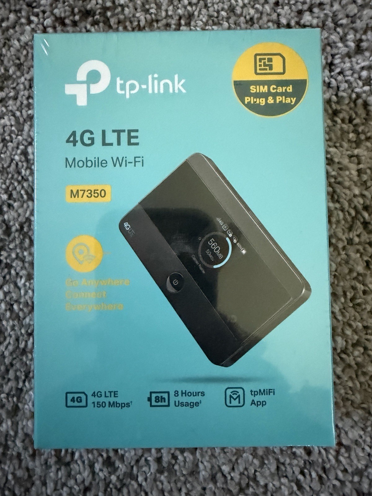 TP-LINK M7350 4g LTE Mobile Wi-Fi Router WLAN 0,15 Gbps HTTPS WLAN GPRS GSM UMTS