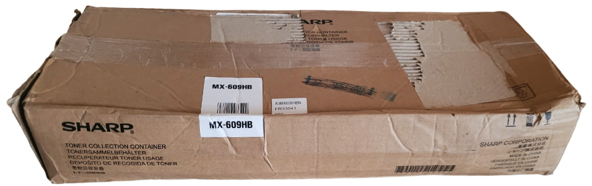 Sharp MX-609HB MX609HB Toner Collection Container New with Open and Deformed Box