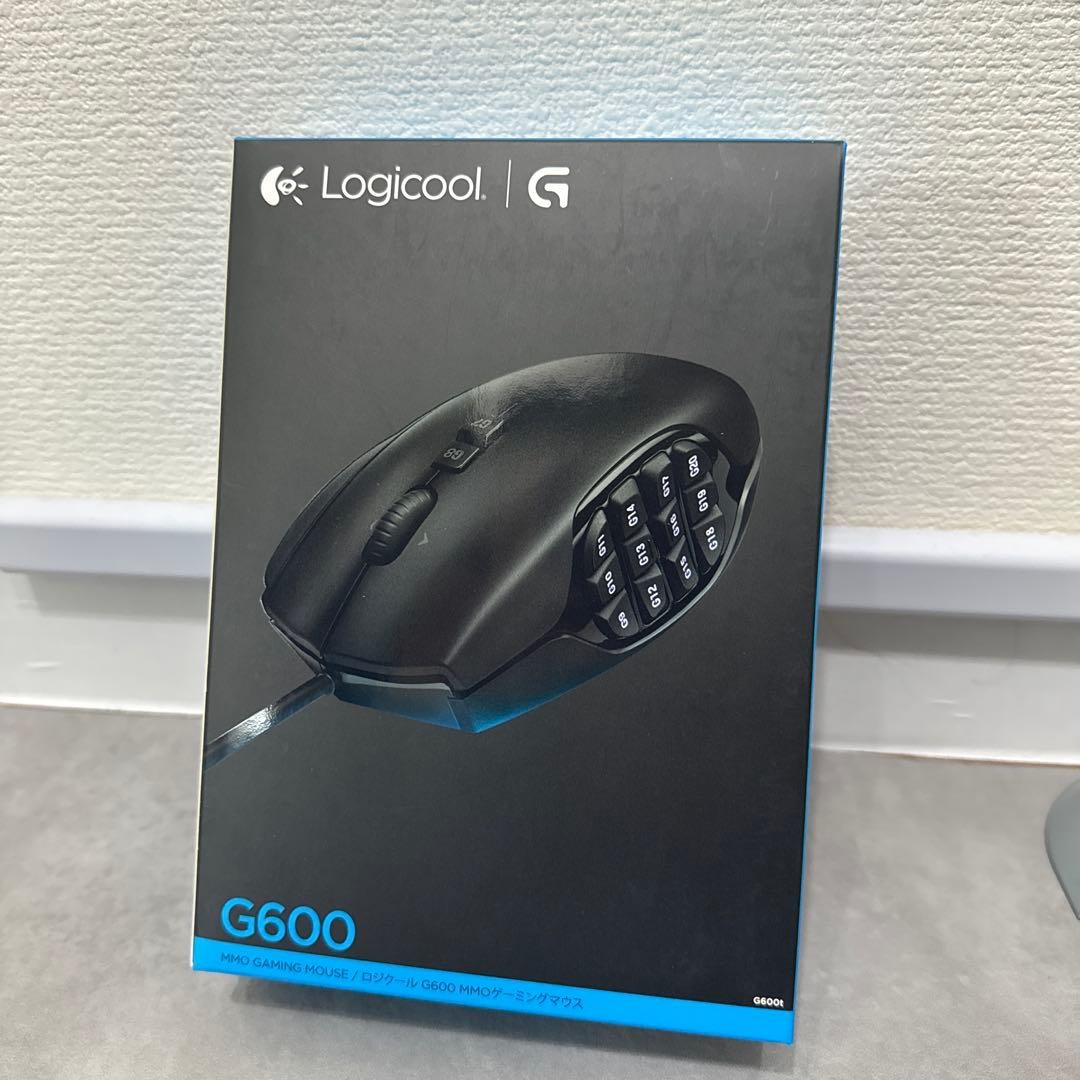 Logicool G600t Wired MMO Gaming Mouse 20 Programmable Buttons Unused