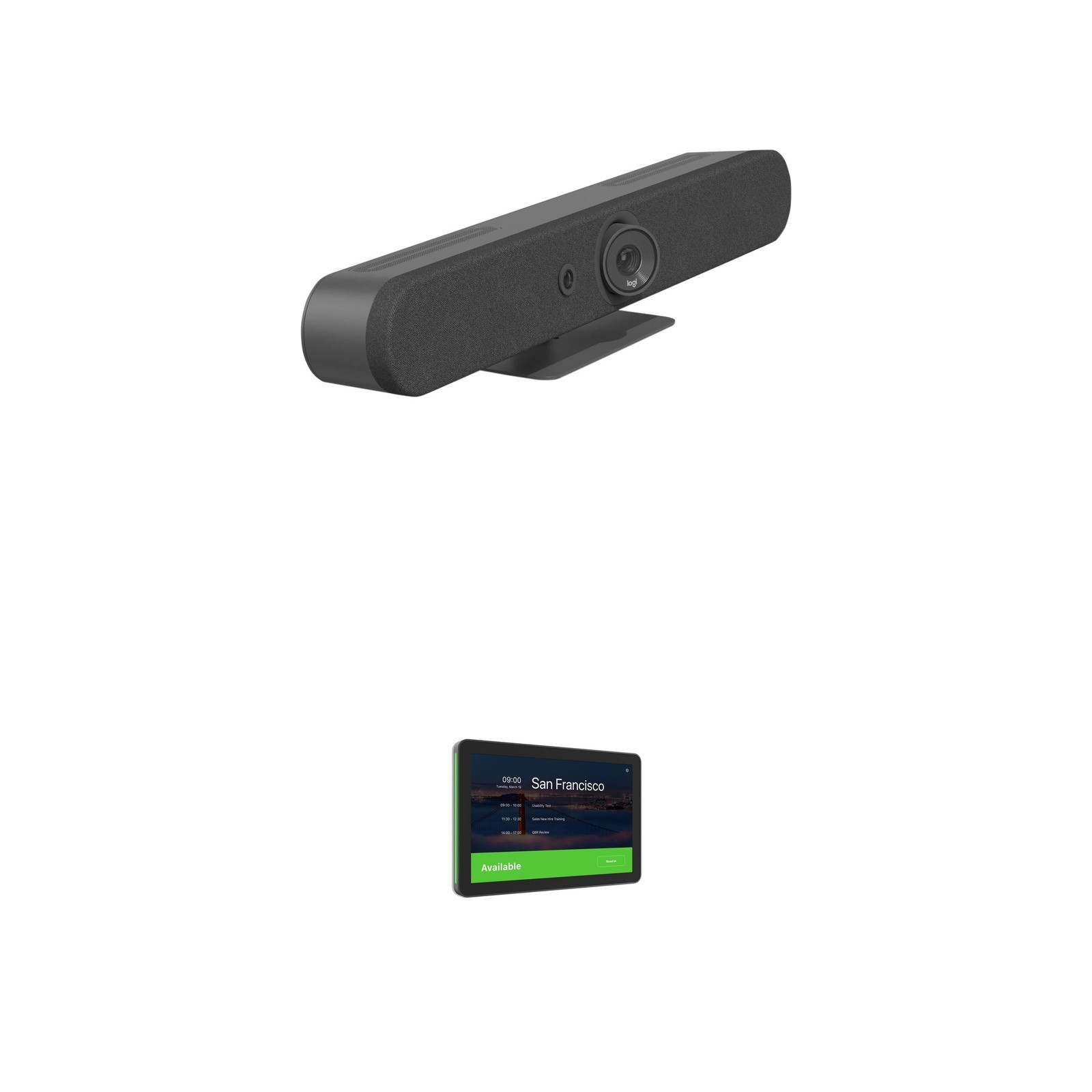 Logitech Meeting Bundle: Rally Bar Mini + Tap Scheduler - Graphite