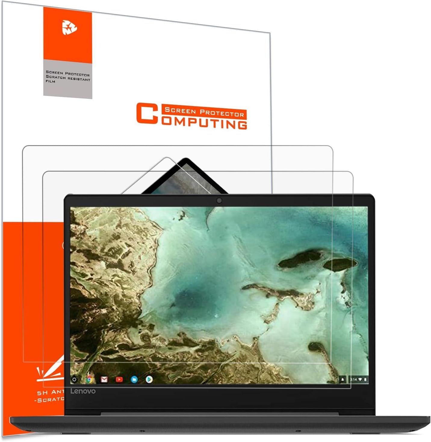 2-Pack Anti-Glare Matte Screen Protectors for 16" Lenovo Yoga 7/Yoga 7i Laptops