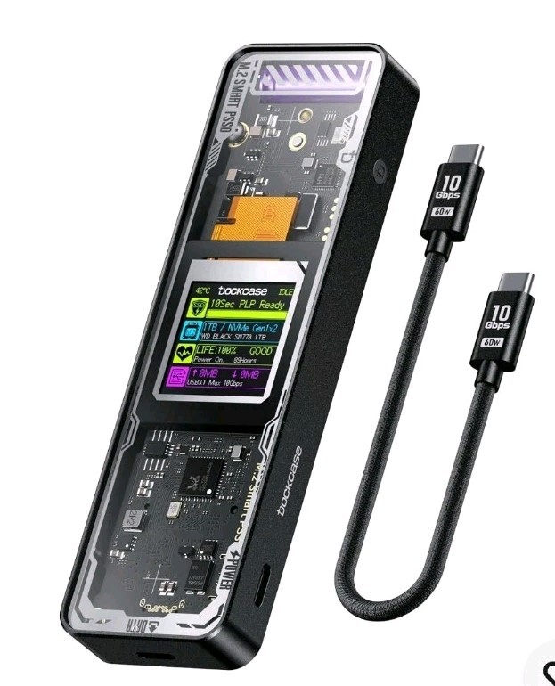 Explorer Edition M.2 NVMe SSD Enclosure,Support 10s PLP Prevents Write Data L...
