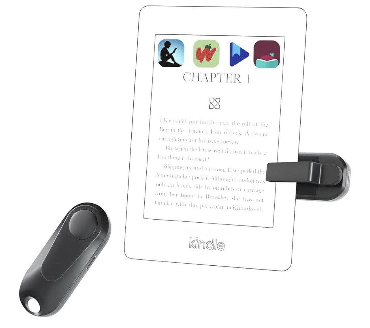 Remote Control Page Turner For Kindle Black