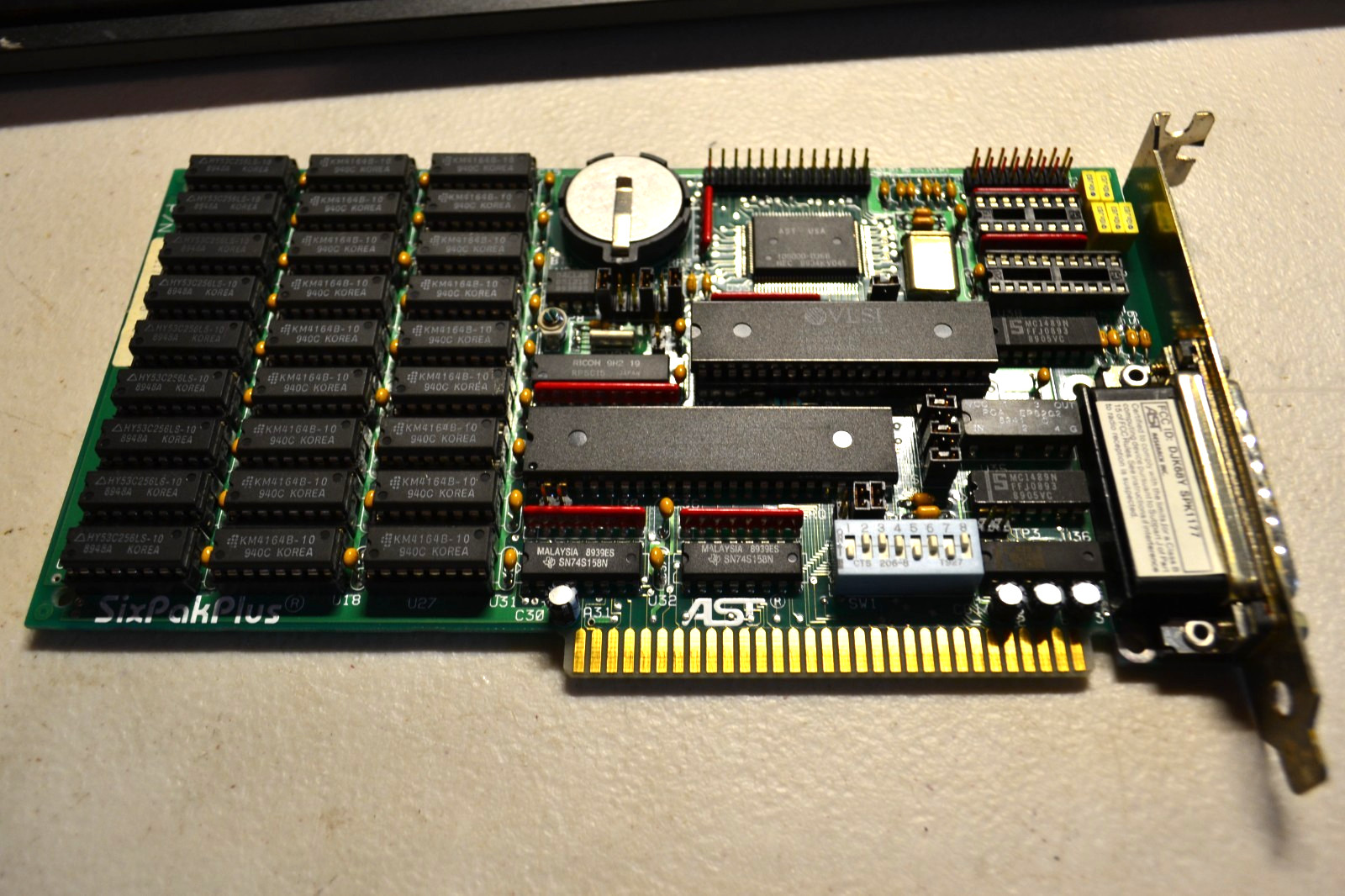 Vintage computer AST MICA-064 SixPakPlus Expansion Memory Controller Card